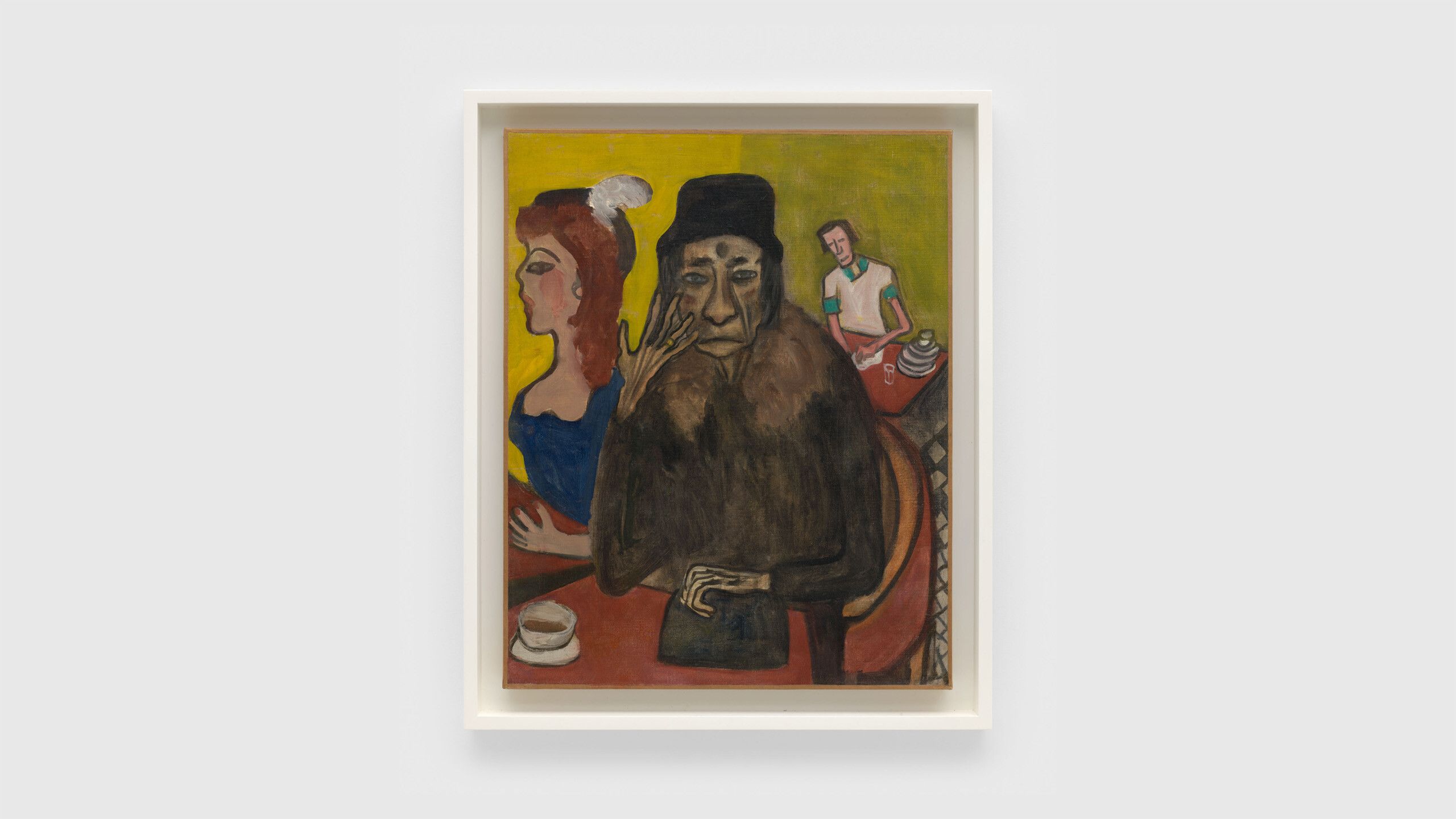 A painting by Alice Neel, titled The Cafeteria, dated 1938.
