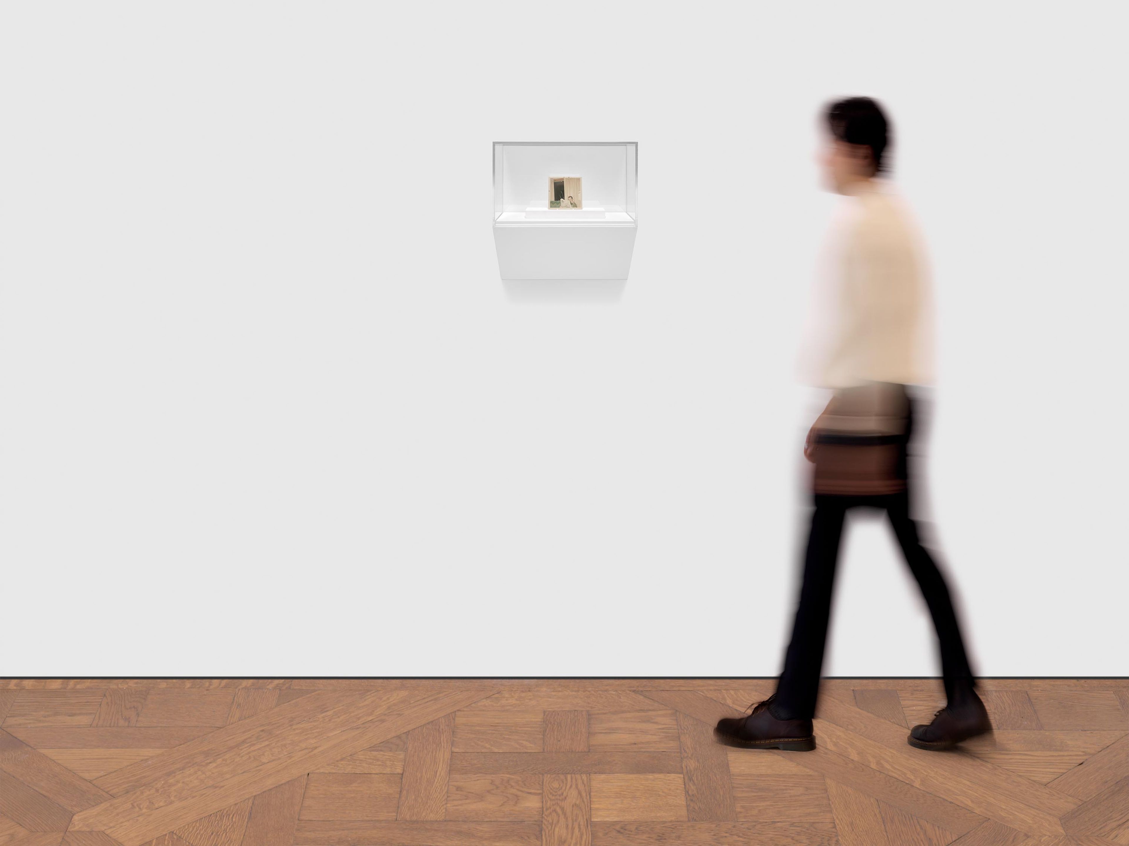 A painting by Elisheva Biernoff, titled January, 1969, dated 2025.