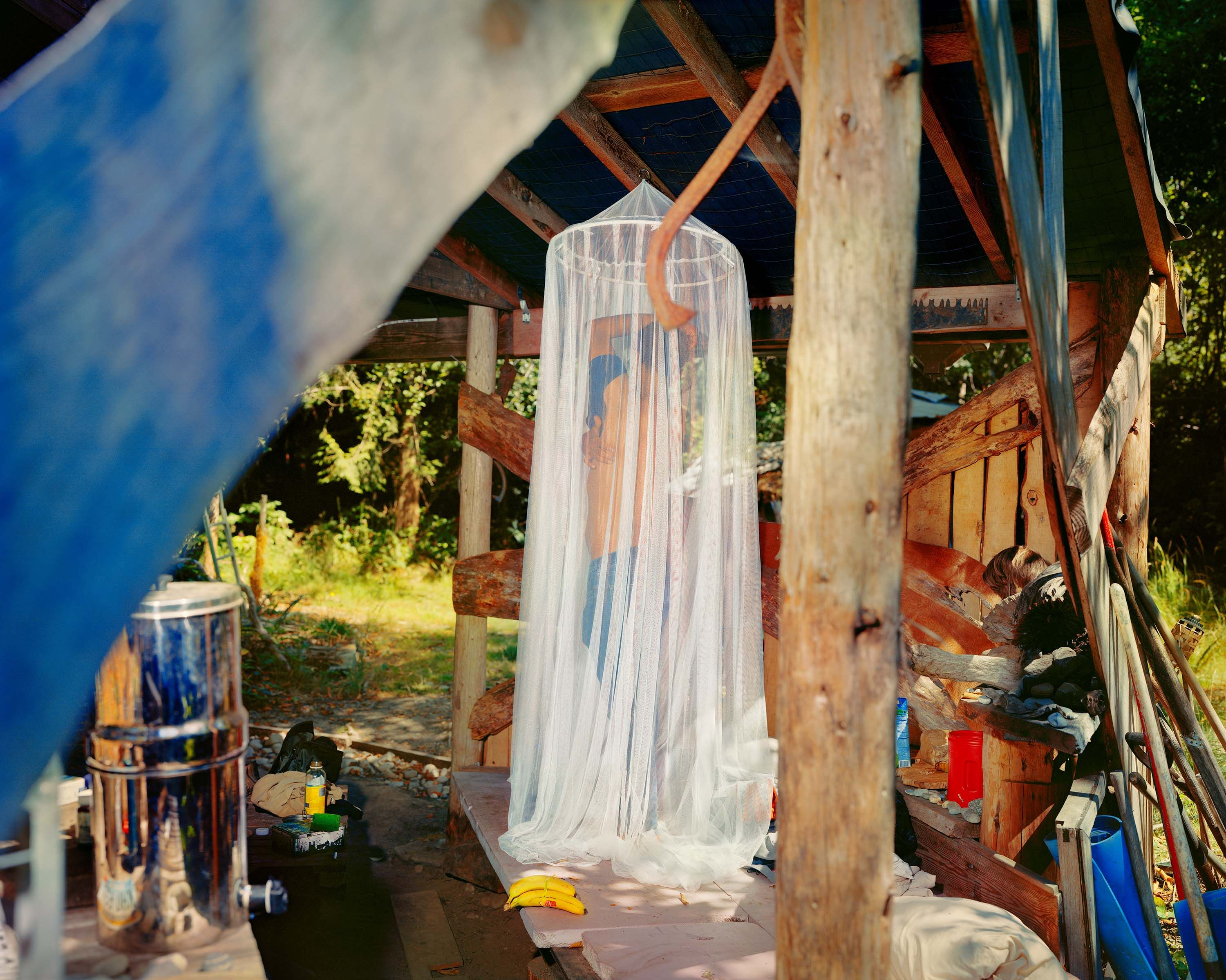 An archival pigment print by Ian Kline, titled Jack The Stripper / Fairies Wear Boots - 2021 - Remaster, dated 2021.