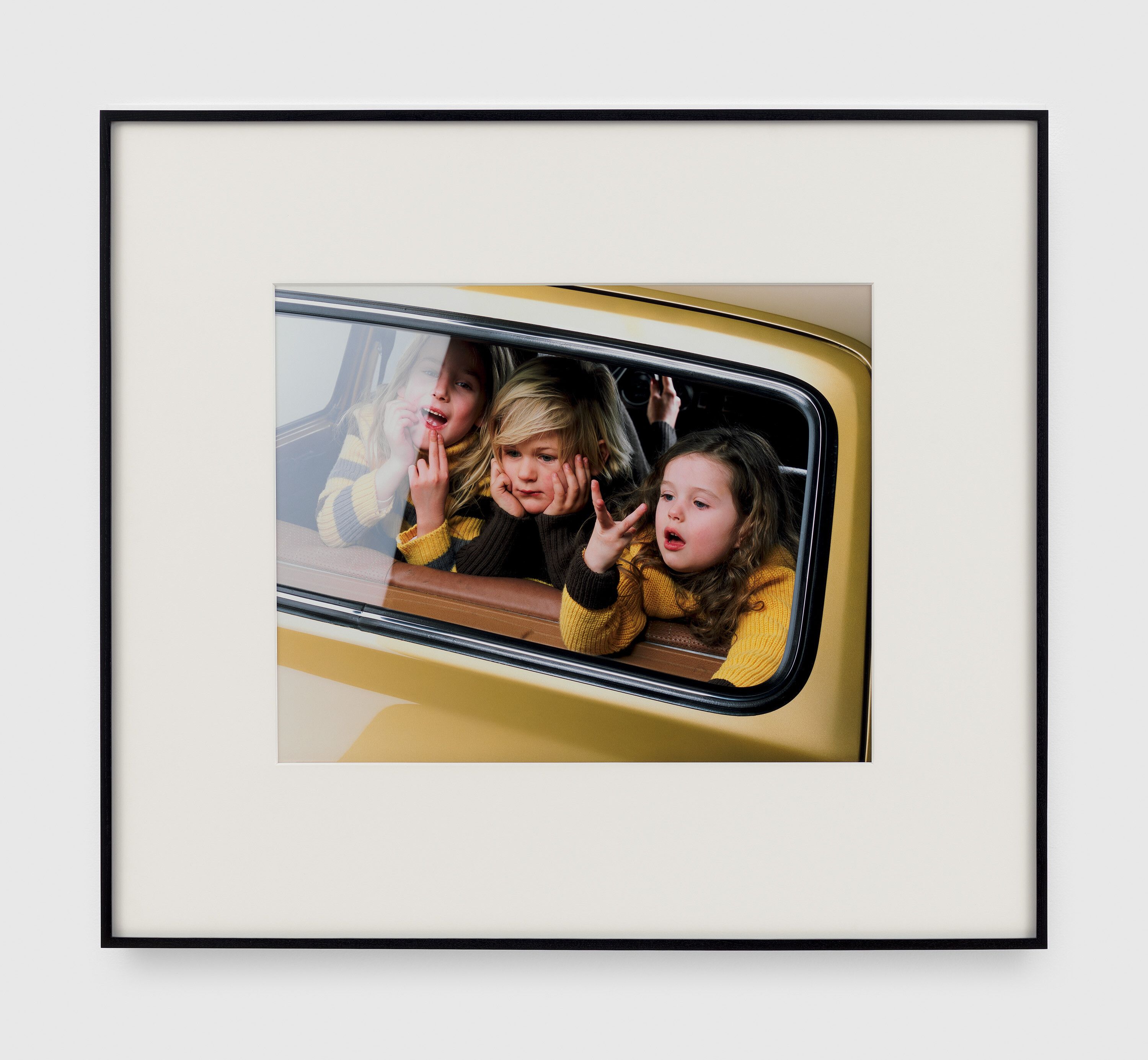 A photograph by Christopher Williams, titled Model-Nr.: 1421, Model-Nr.: 2401, Model-Nr. 92173, Model-Nr. 92182 (Negotiation) Studio Rhein Verlag, Düsseldorf, January 21, 2017, dated 2017.