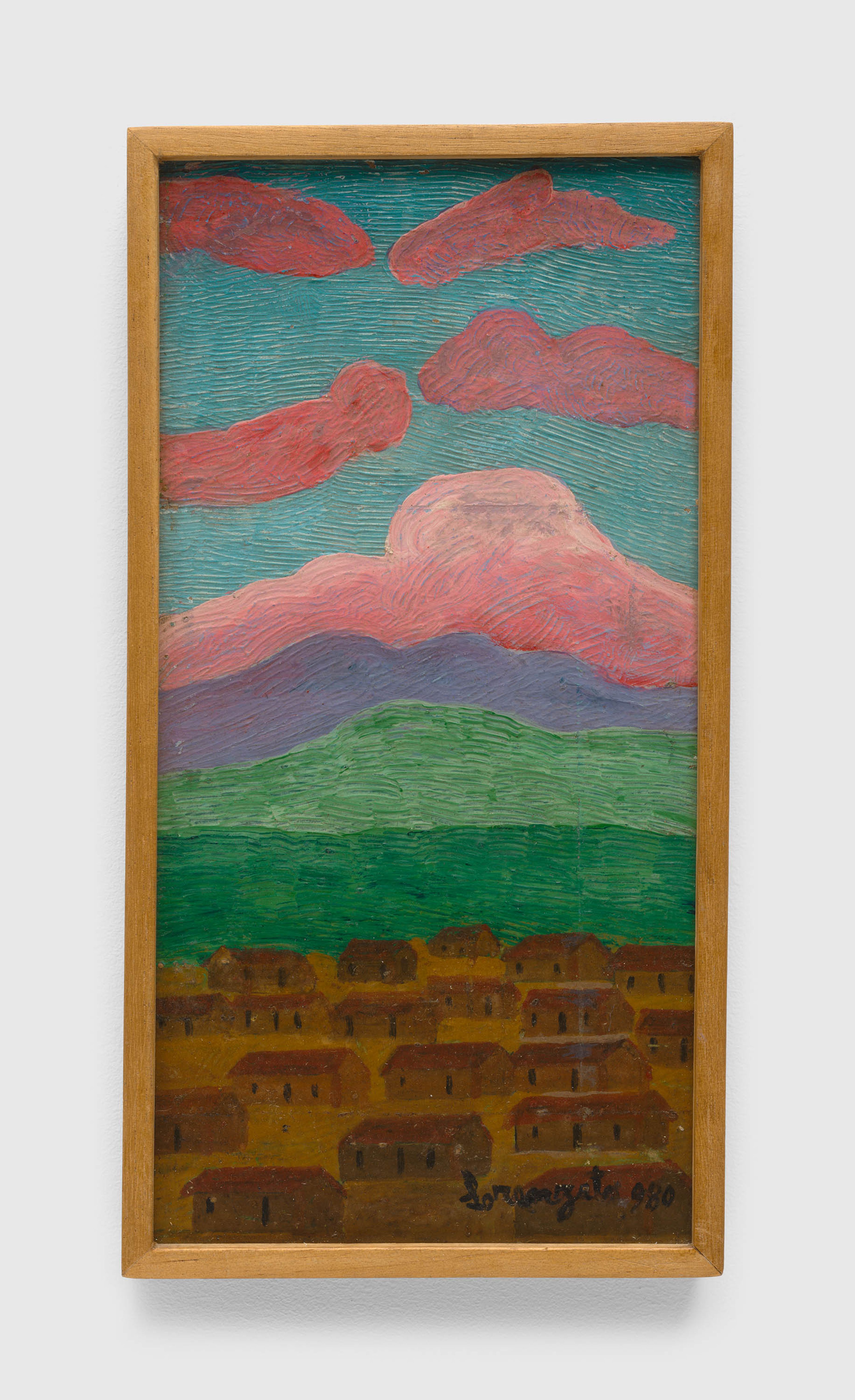 A painting by Amadeo Luciano Lorenzato, titled Sem título (Untitled), dated 1980.