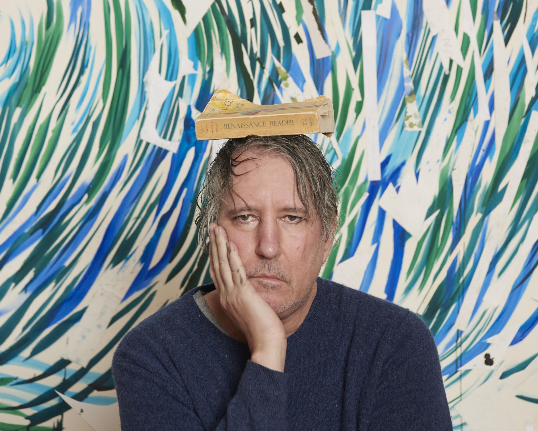 A photograph of Raymond Pettibon by Jason Schmidt, undated.