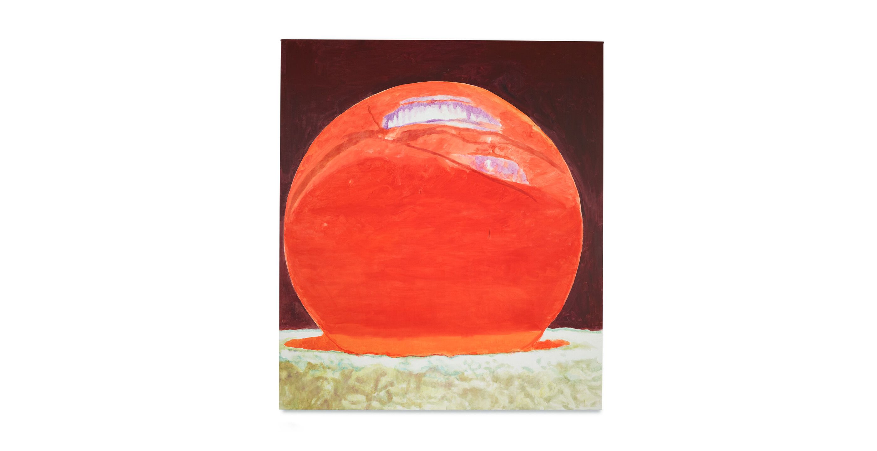 A painting titled Eternity by Luc Tuymans, dated 2021