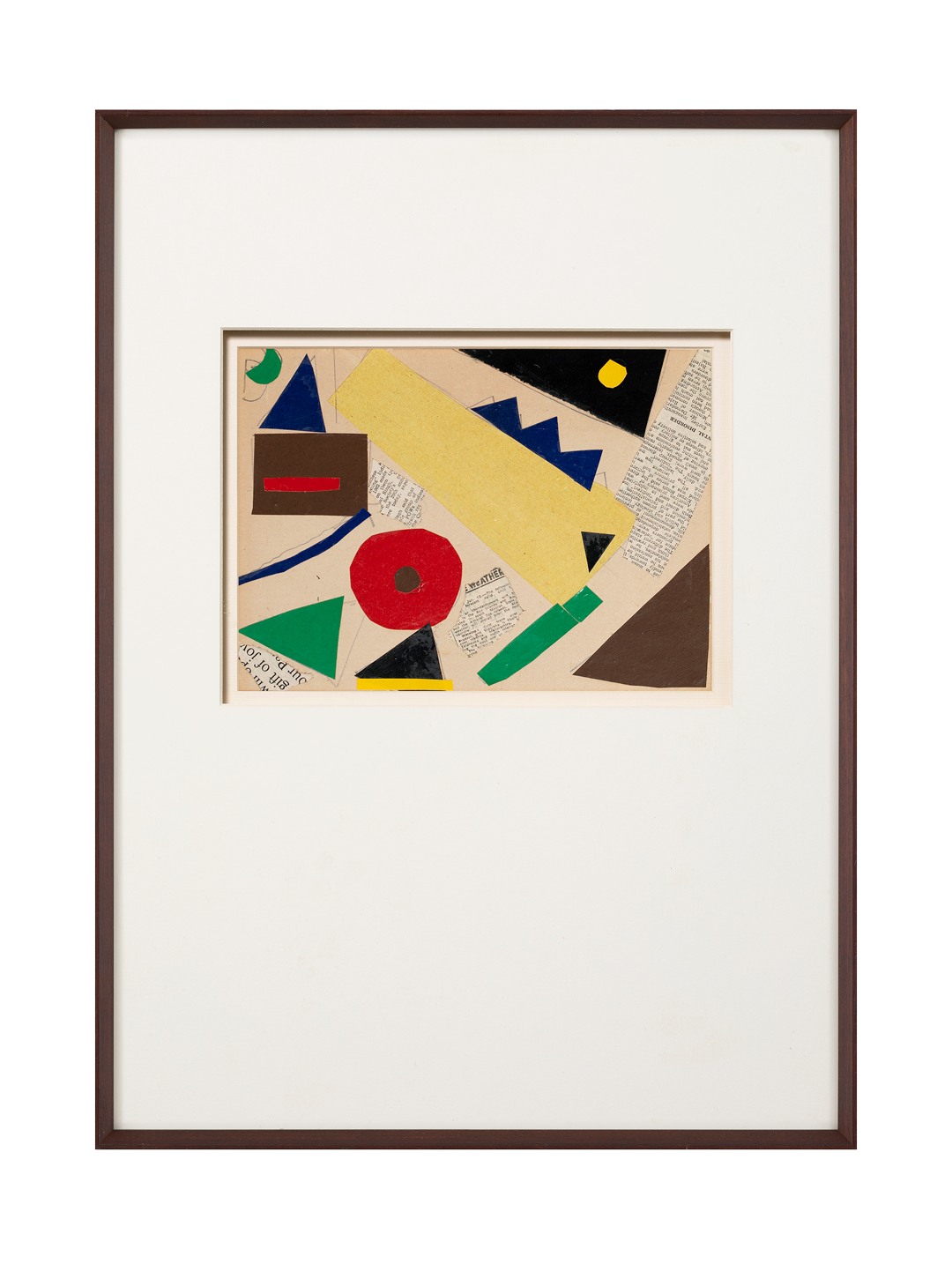 An untitled work on paper by Benode Behari Mukherjee, dated circa mid 1960.
