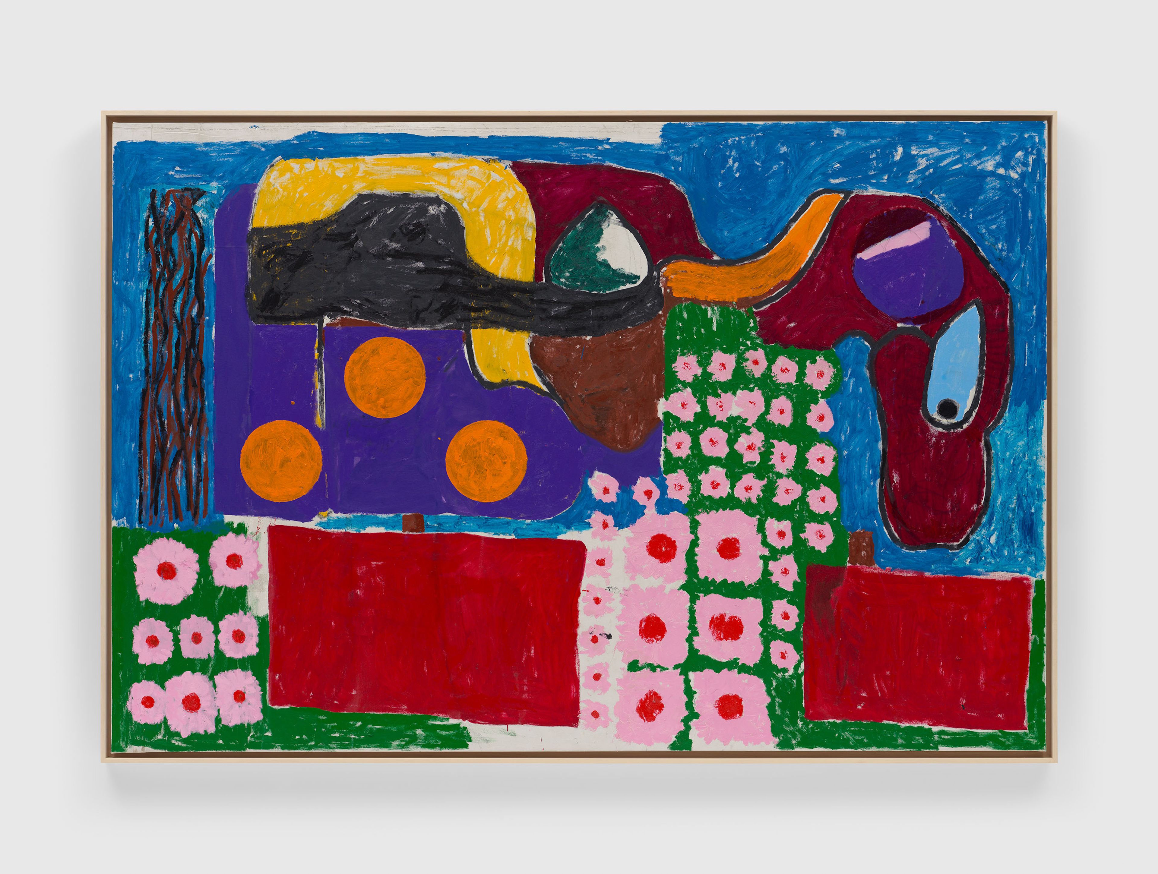 A painting by Joe Bradley, titled Colt, dated 2025.