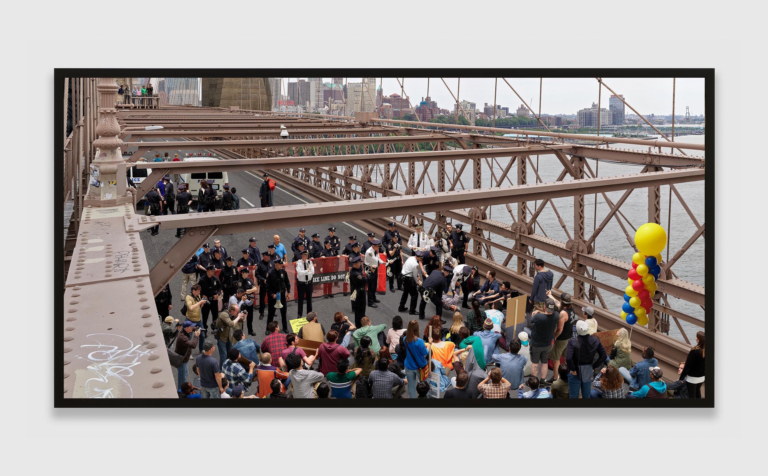 A photograph by Stan Douglas, titled New York City, 1 October 2011, dated 2021.
