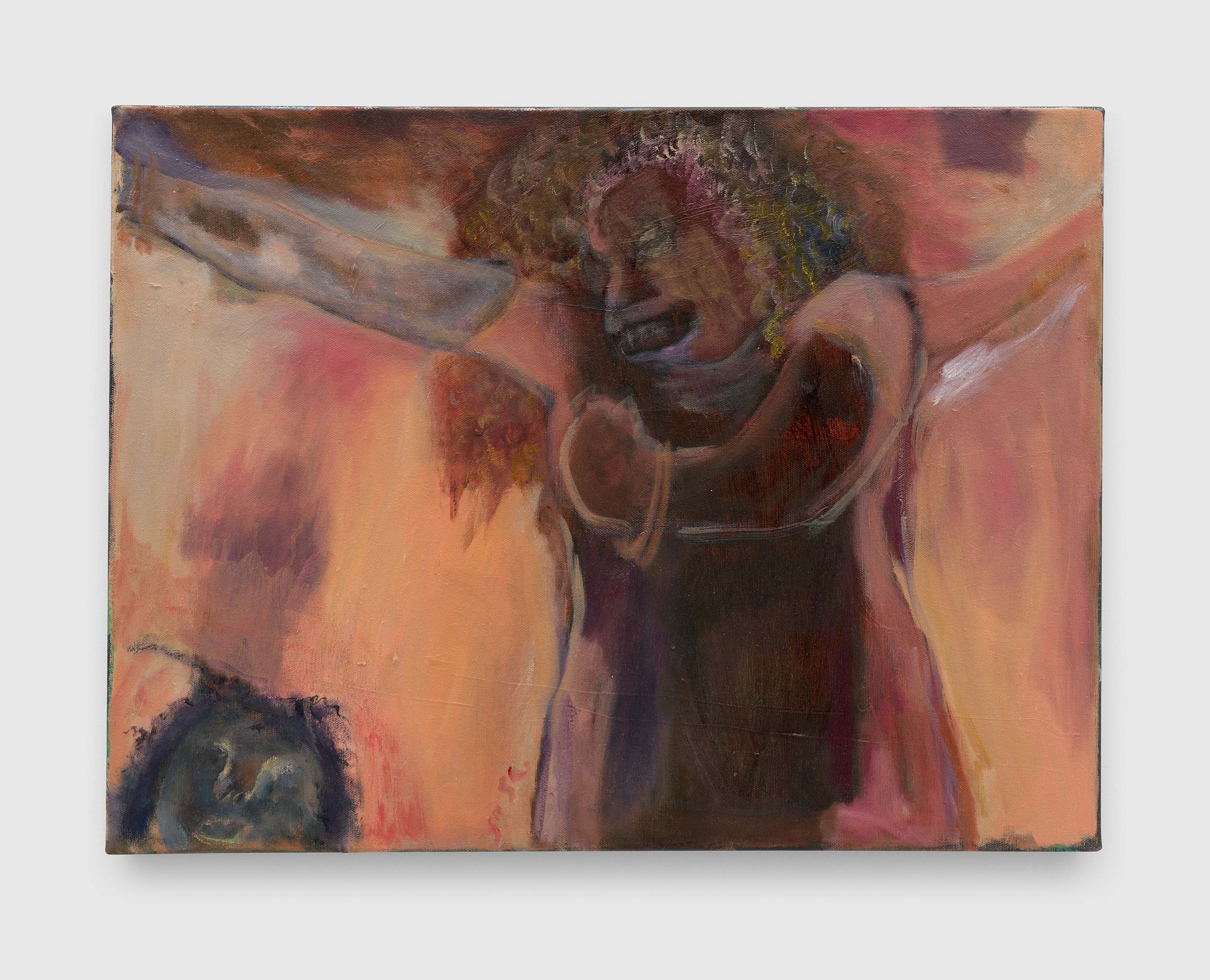 A painting by Sosa Joseph, titled Screams, dated 2025.