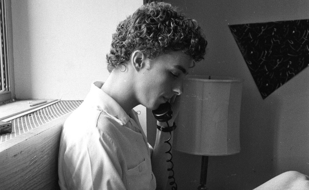Hugh Steers, 1982. Photo by Nicola Goode.