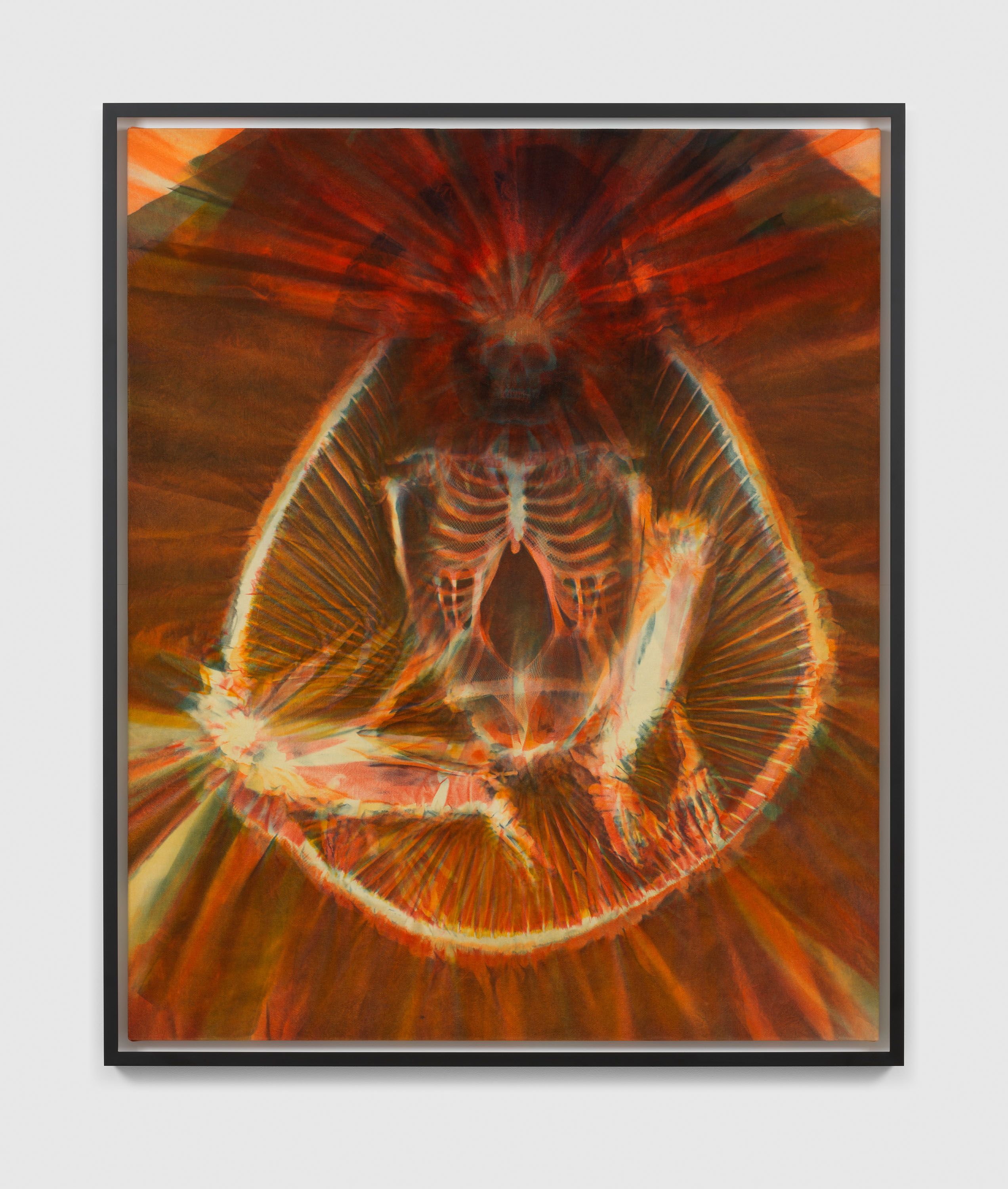 A mixed media artwork by Andra Ursuţa, titled Bone Alone 2, 2021 to 2022.