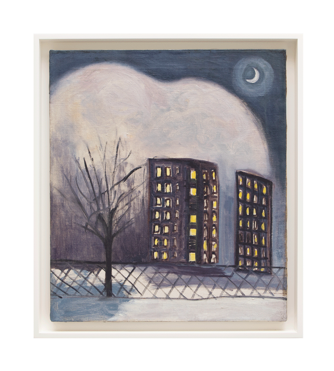 A painting by Alice Neel, titled Harlem Nocturne, dated 1952.