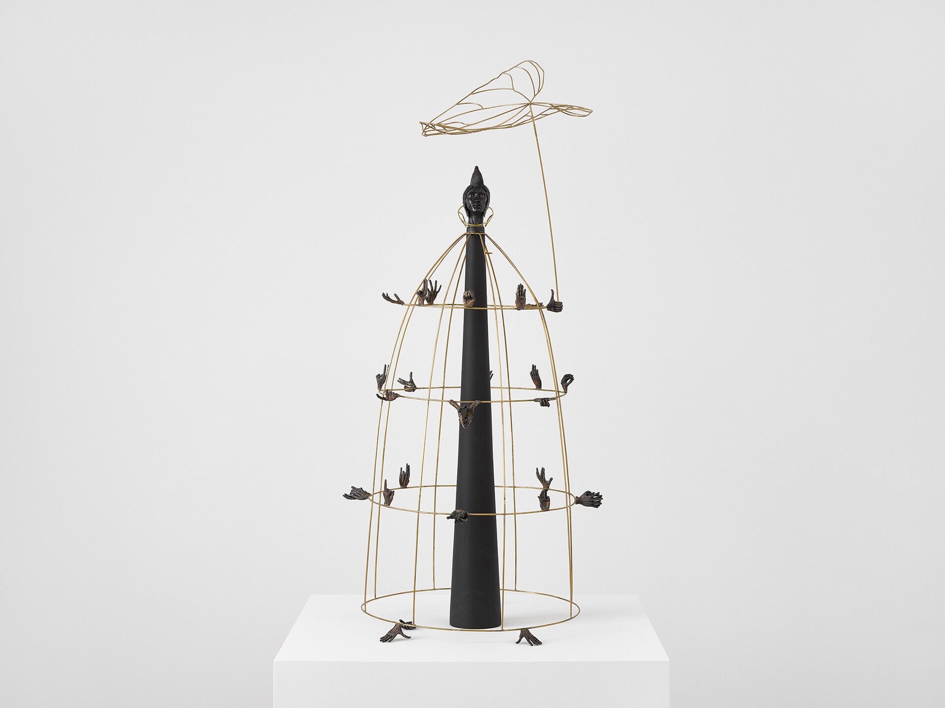 A sculpture by Jasmine Thomas-Girvan, titled Virtue, dated 2019.