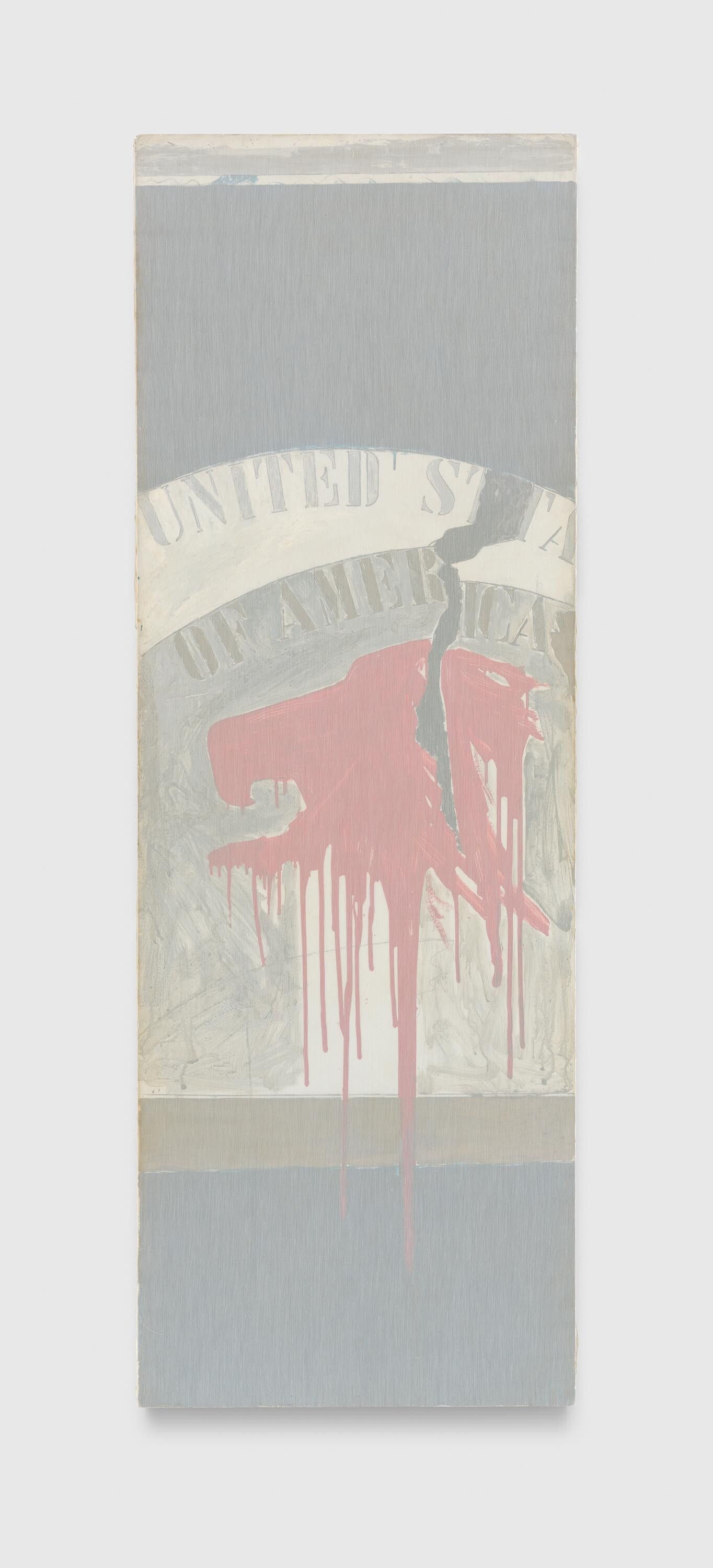 A painting by Franco Angeli, titled United States of America, dated 1965.