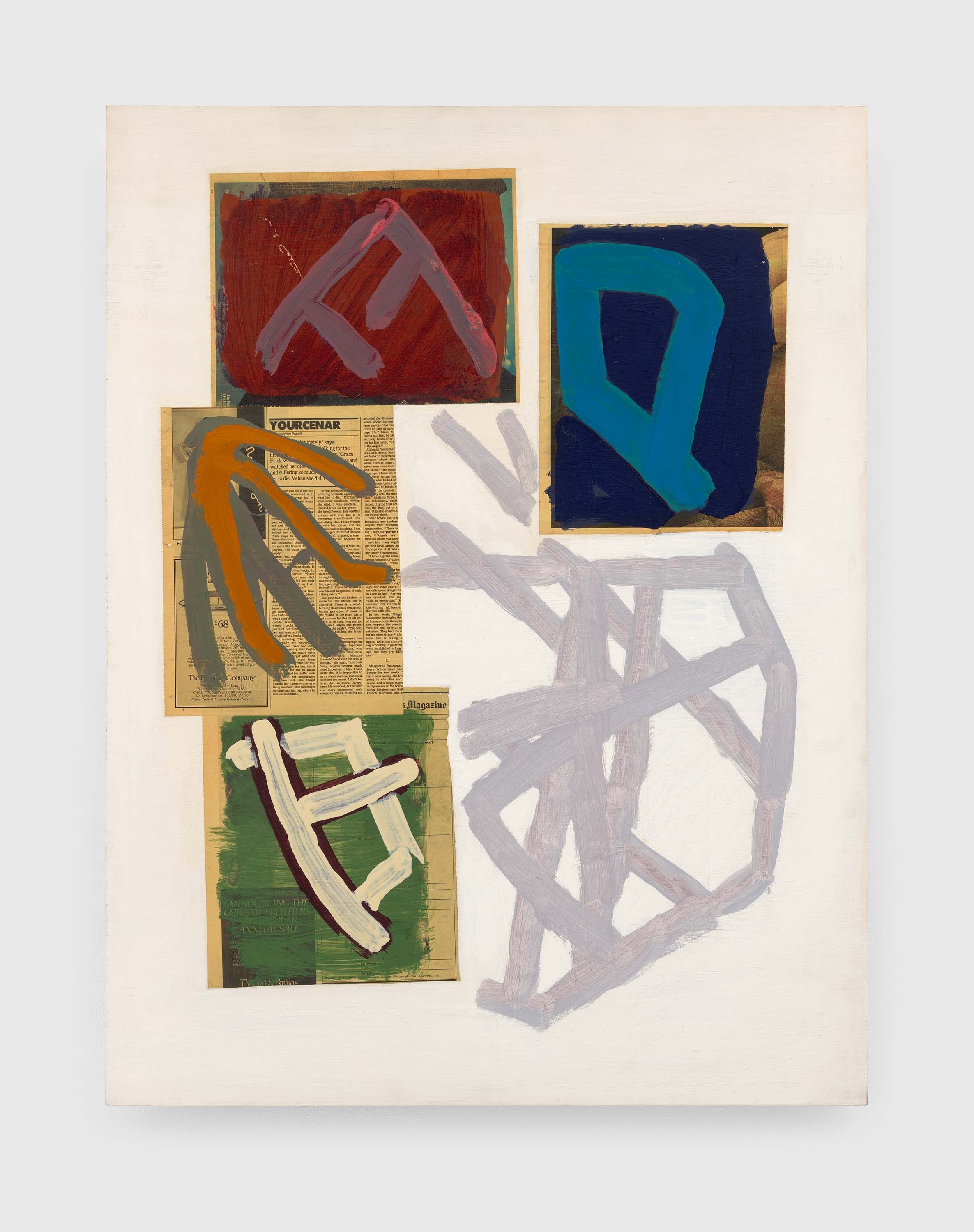 A painting by Al Taylor, called [no title], circa 1981 to 1983.