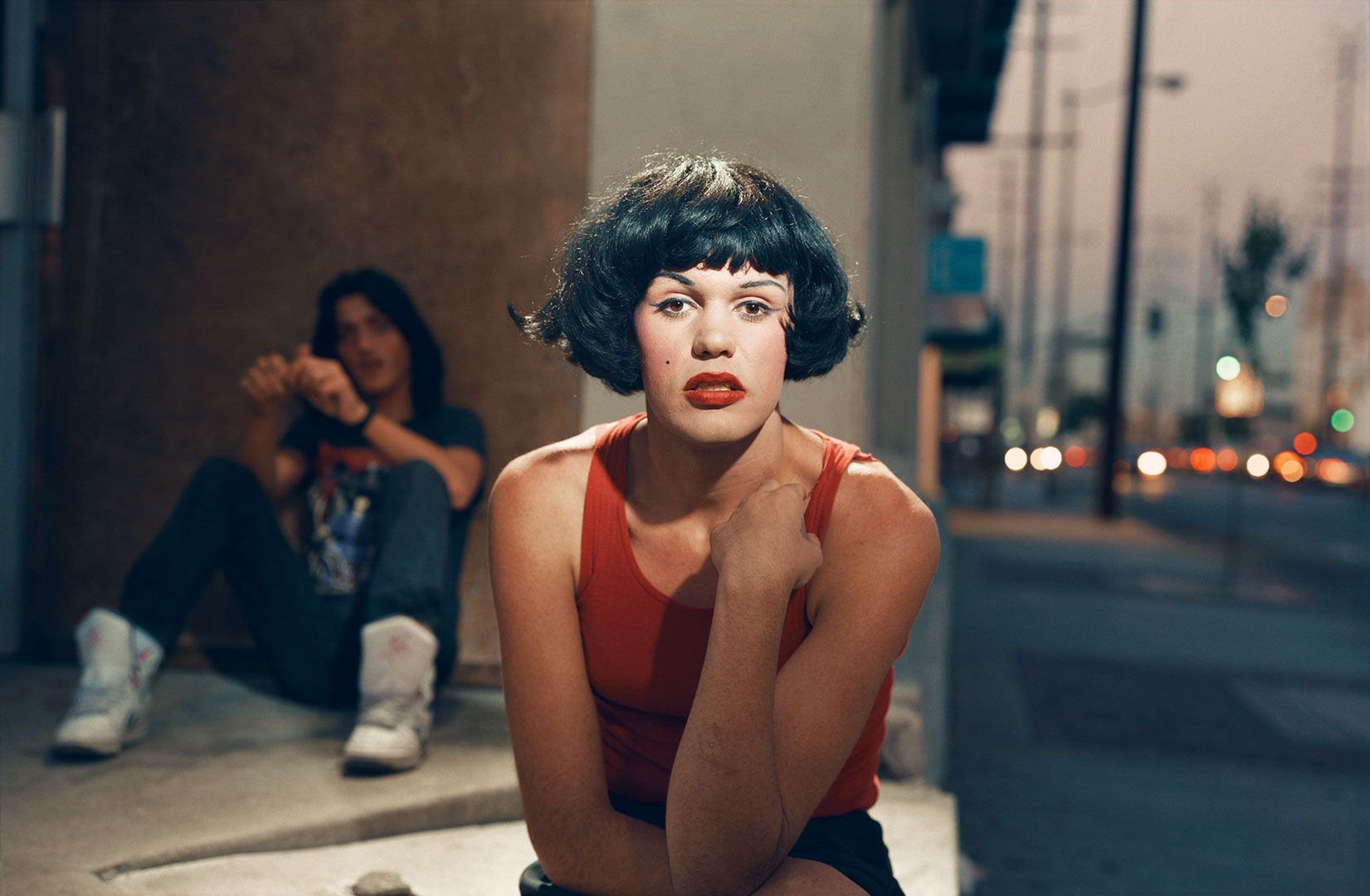 A photograph by Philip-Lorca diCorcia titled Marilyn, 28 years old, Las Vegas, Nevada, $30, dated 1990 to 1992.