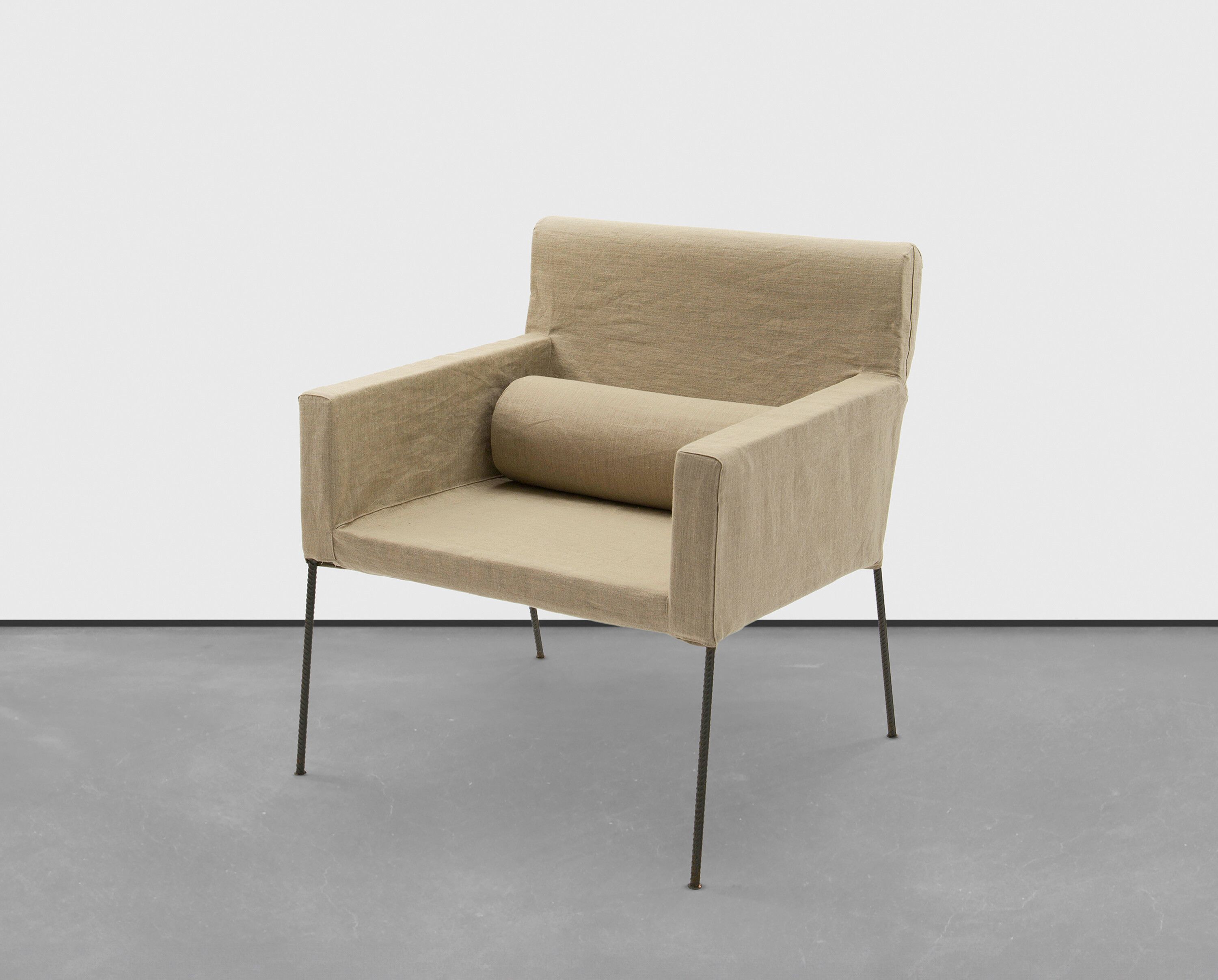 A chair by Franz West, titled Clubfauteuil (Club Chair), dated 2015.