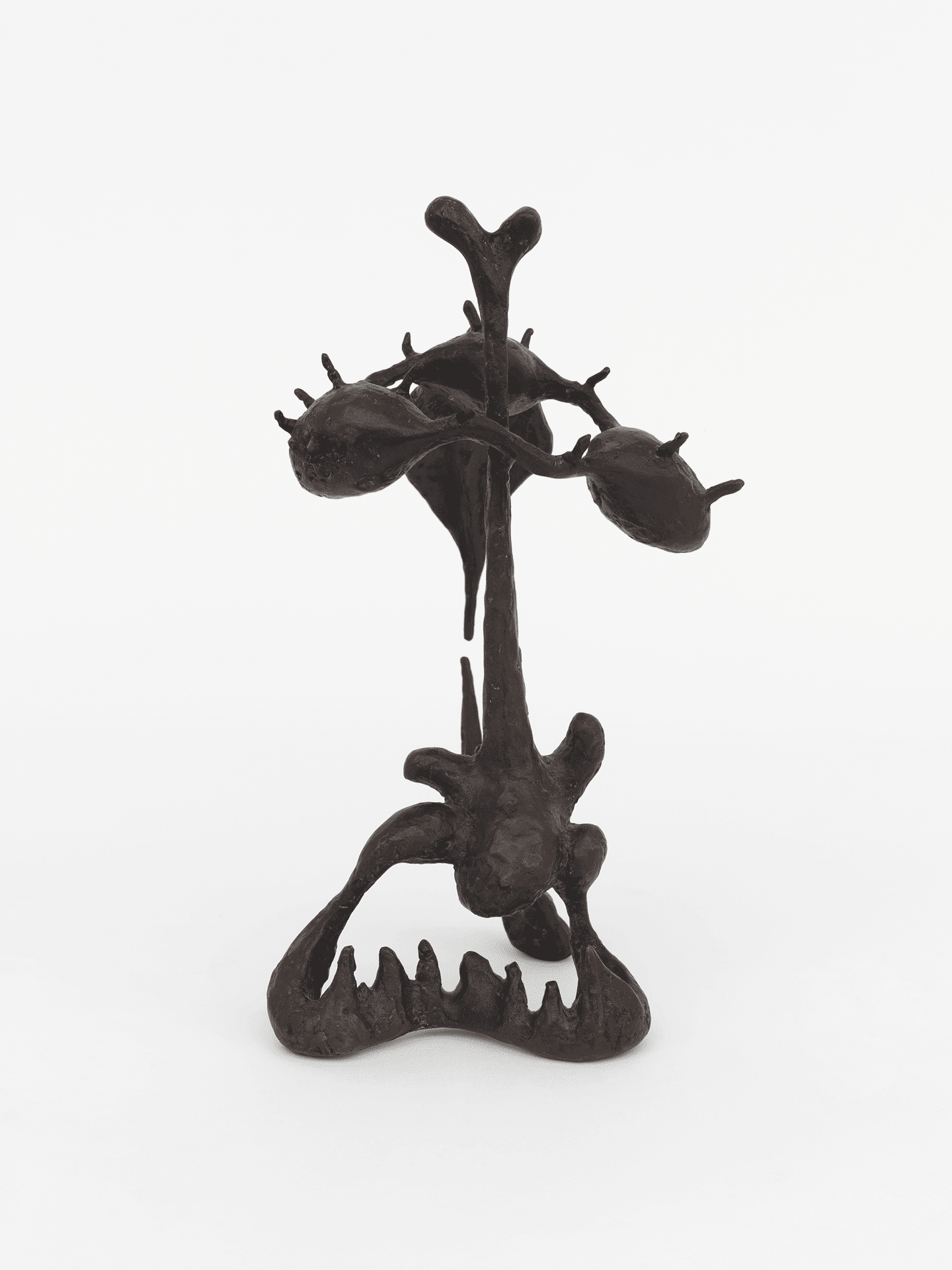 A sculpture by Herbert Ferber, titled Surrational Zeus I, dated 1947.
