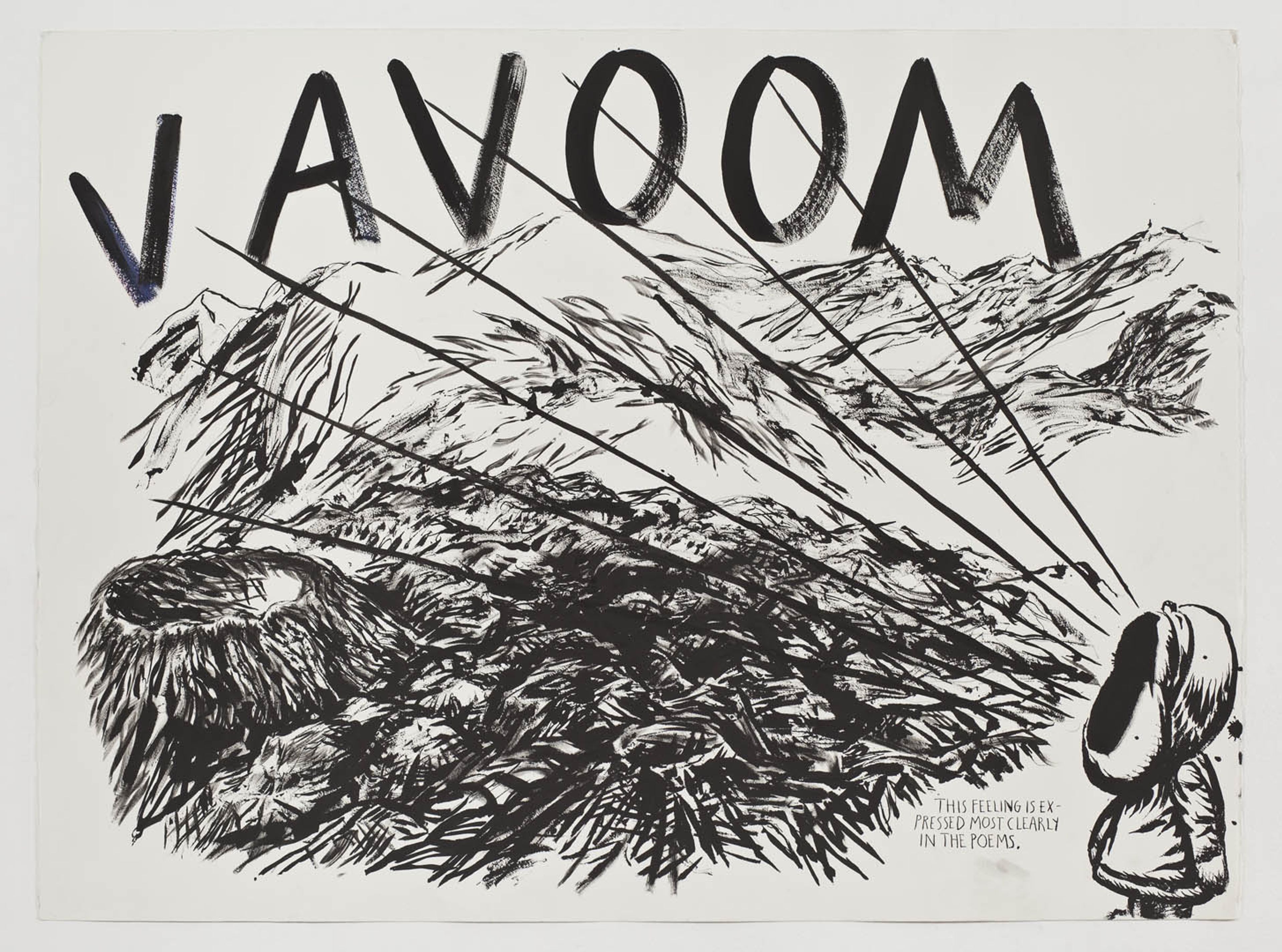 No title (This feeling is...) Raymond Pettibon New Museum promo image