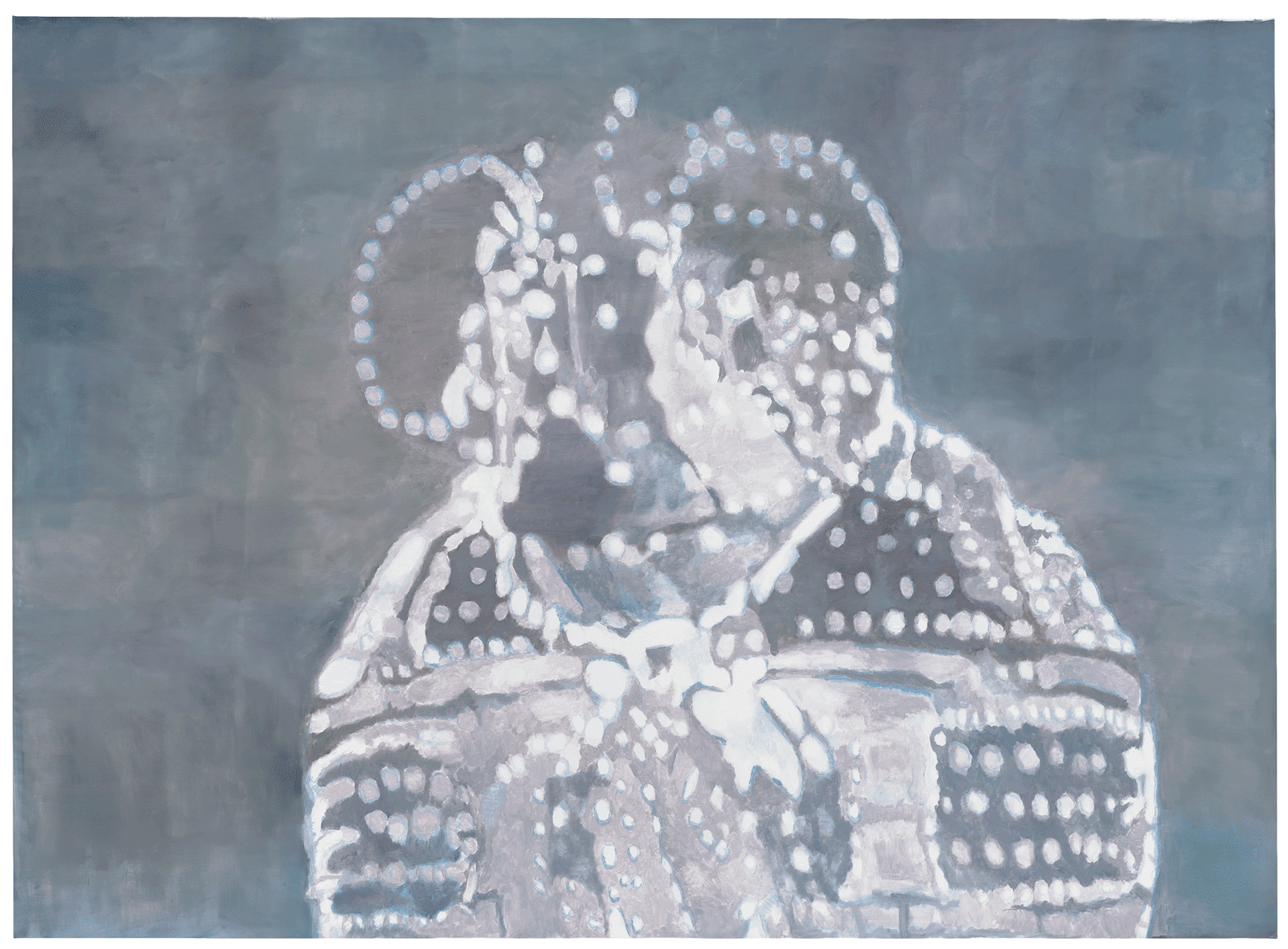 A painting by Luc Tuymans, titled Turtle, dated 2007.