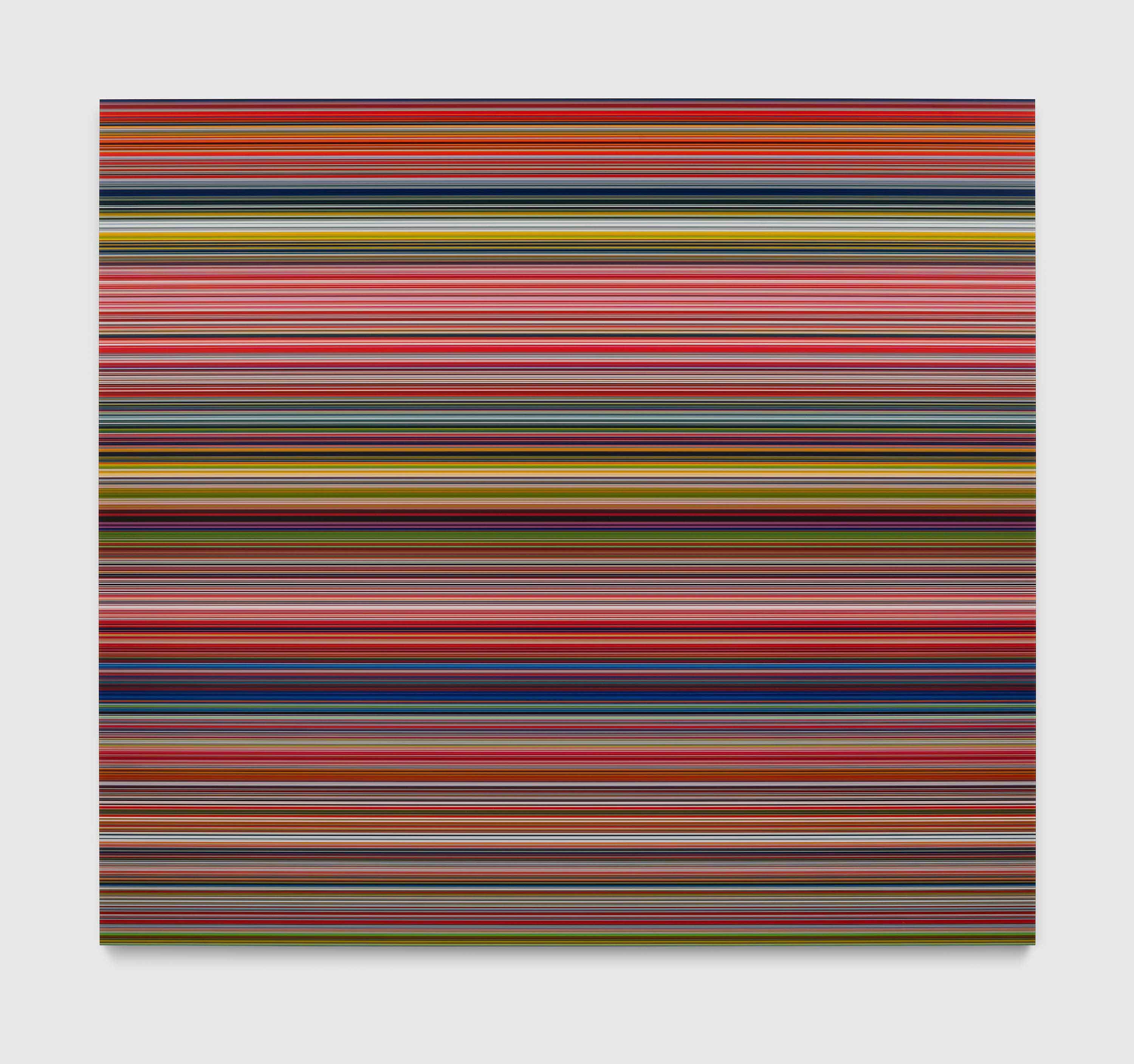 A painting by Gerhard Richter, titled Strip (Strip), dated 2011.