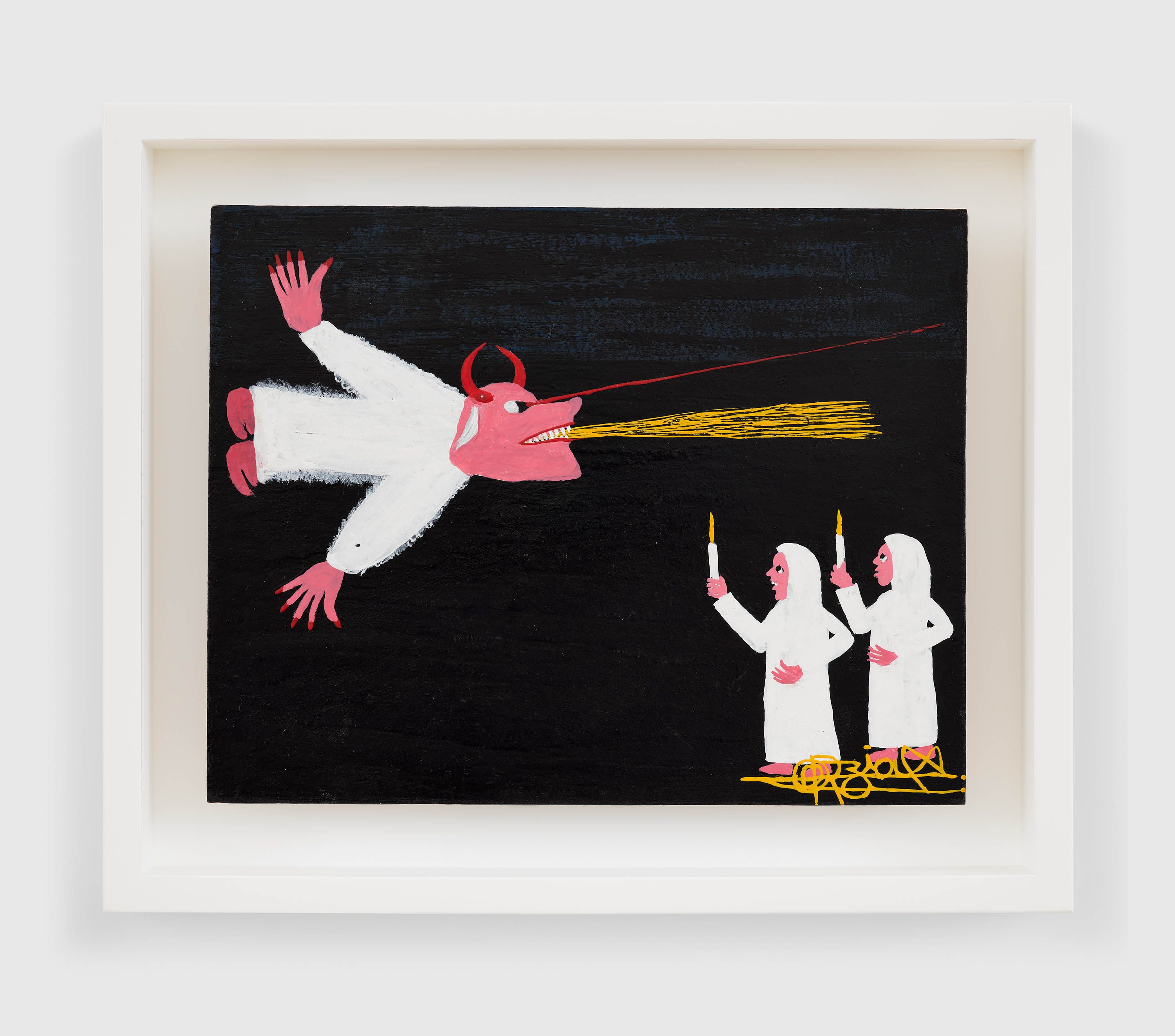 A painting by Odoteres Ricardo de Ozias, titled Sou o maior, dated 1998.