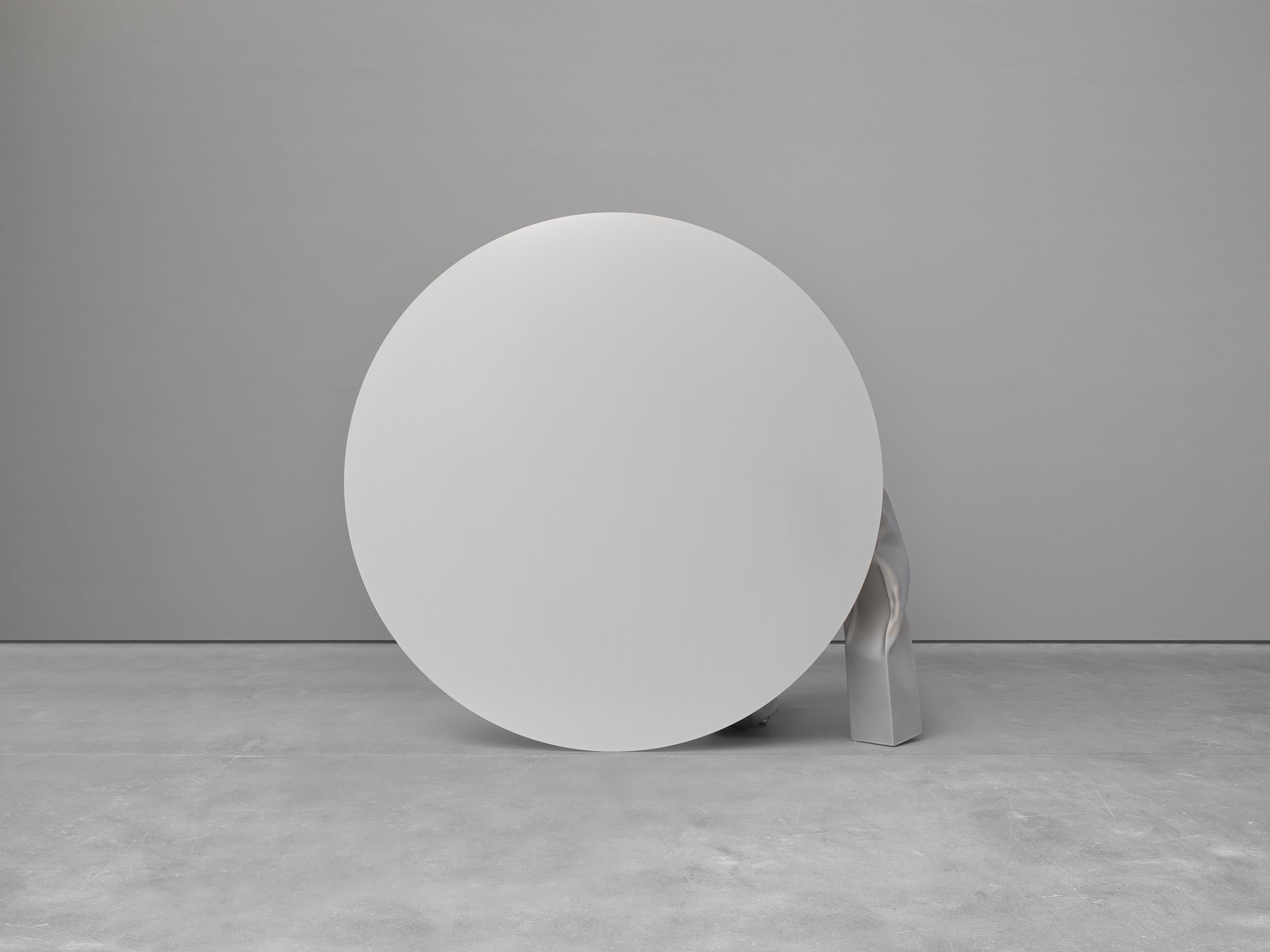 A sculpture by Carol Bove, titled Vase Face II / The First Tableau of Heaven, dated 2022.