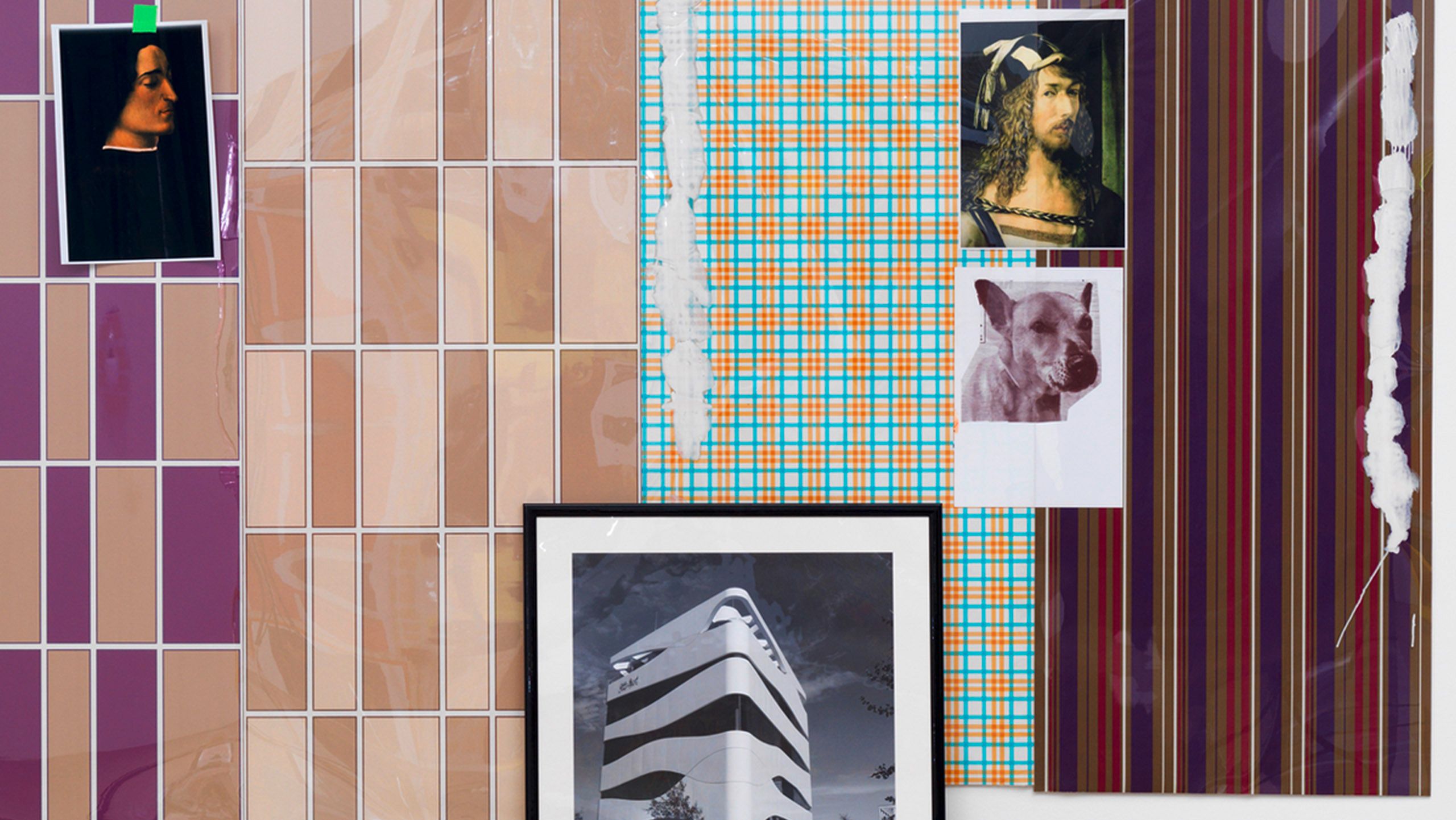 A detail from the work Untitled by Isa Genzken, 2021