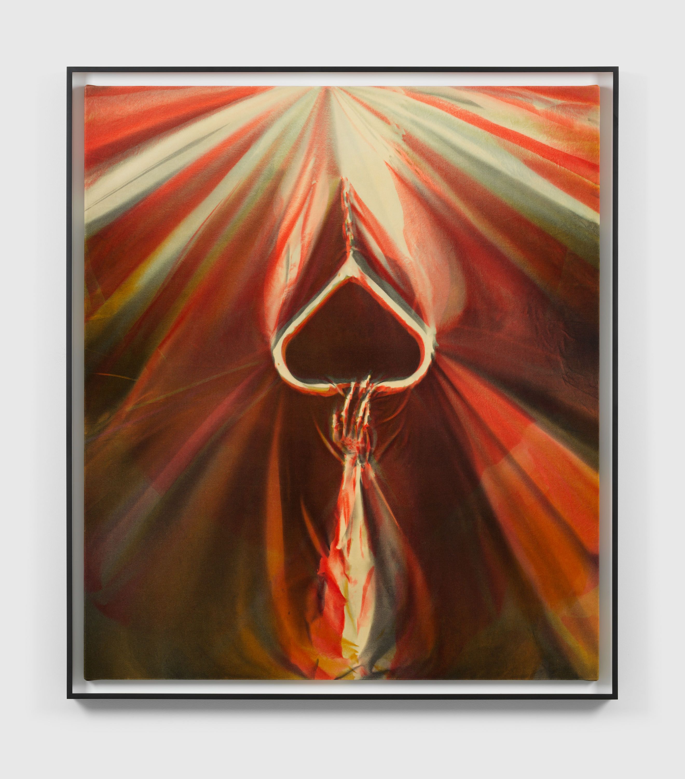 A mixed media artwork by Andra Ursuţa, called Velvet Limbo Even Closer-up, 2021 to 2022.