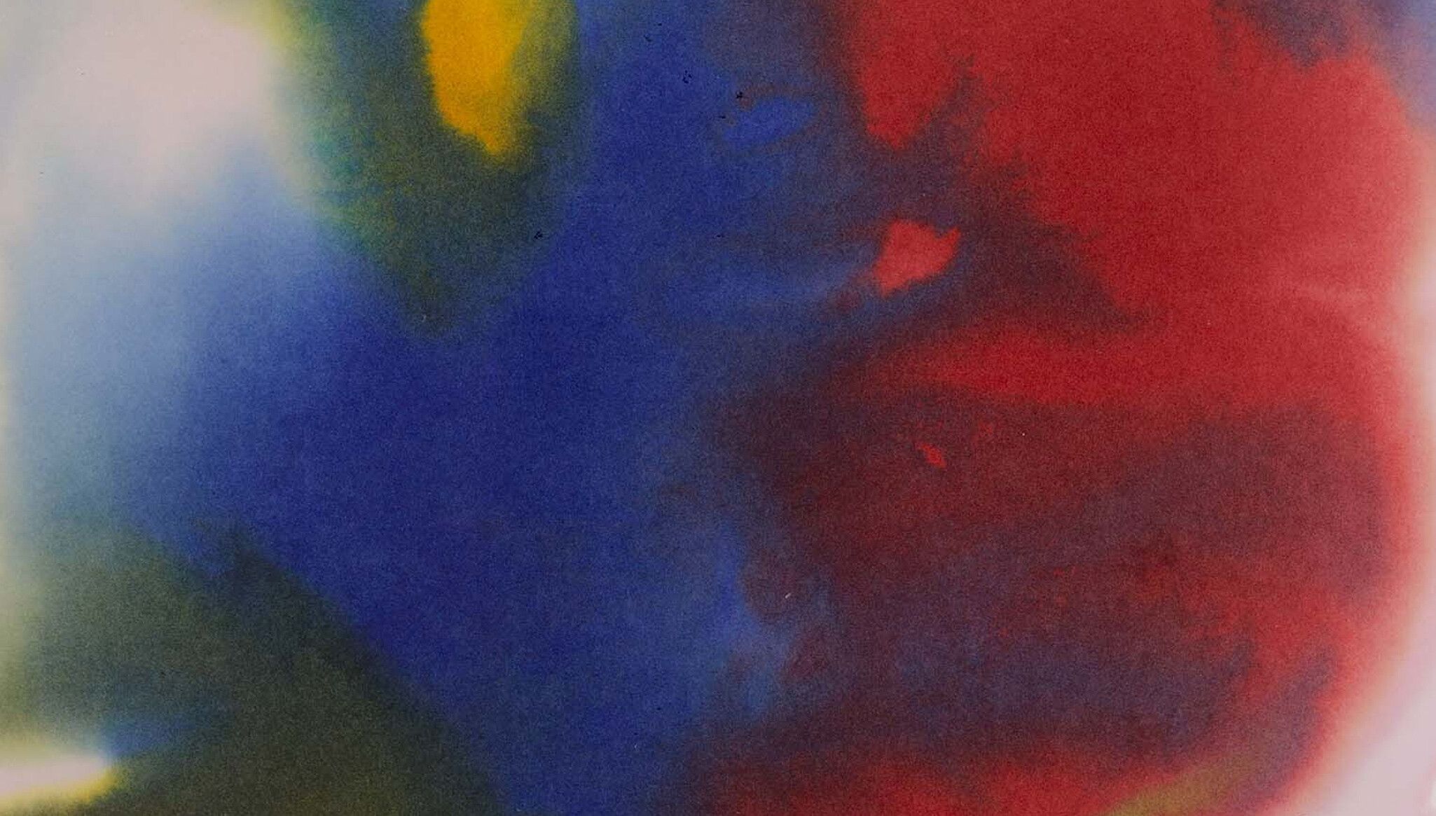 Detail of a work by Gerhard Richter, titled 11.1.2022 (3), dated 2022