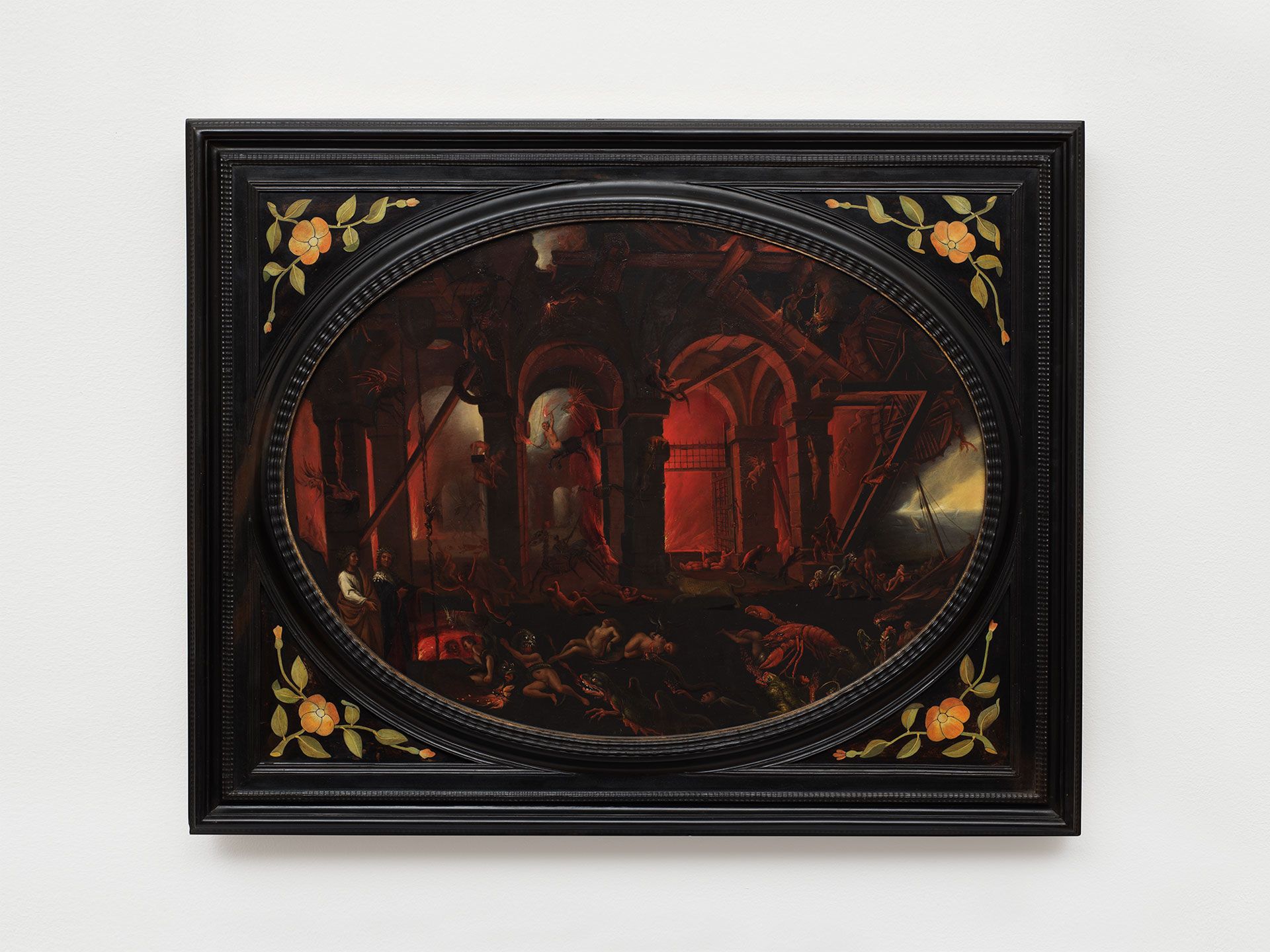 A painting by Filipo Napoletano, titled Dante and Virgil in the Underworld, circa 1620. 