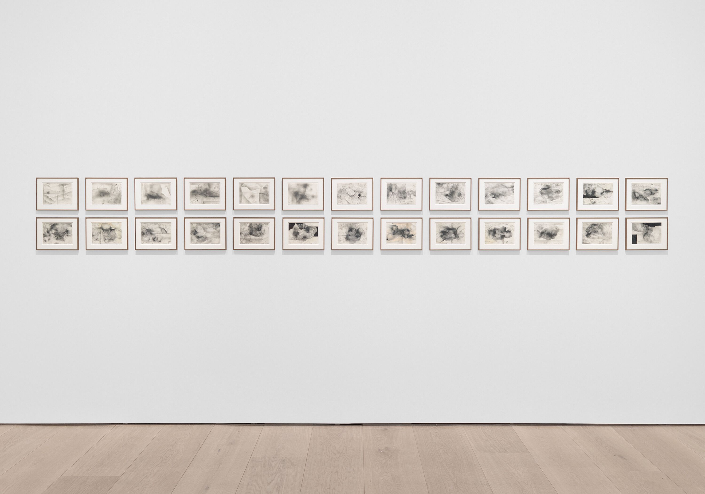 A drawing by Gerhard Richter, titled 26 Zeichnungen (26 Drawings), dated 2023.