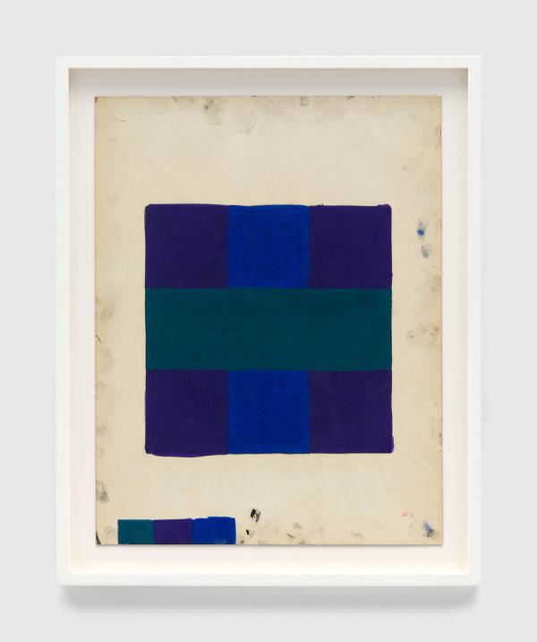 Ad Reinhardt — Untitled (maquette for Number 6 from 10 Screenprints)