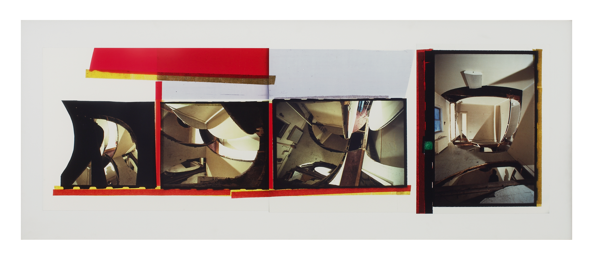 A photograph by Gordon Matta-Clark, titled Circus, dated 1978.