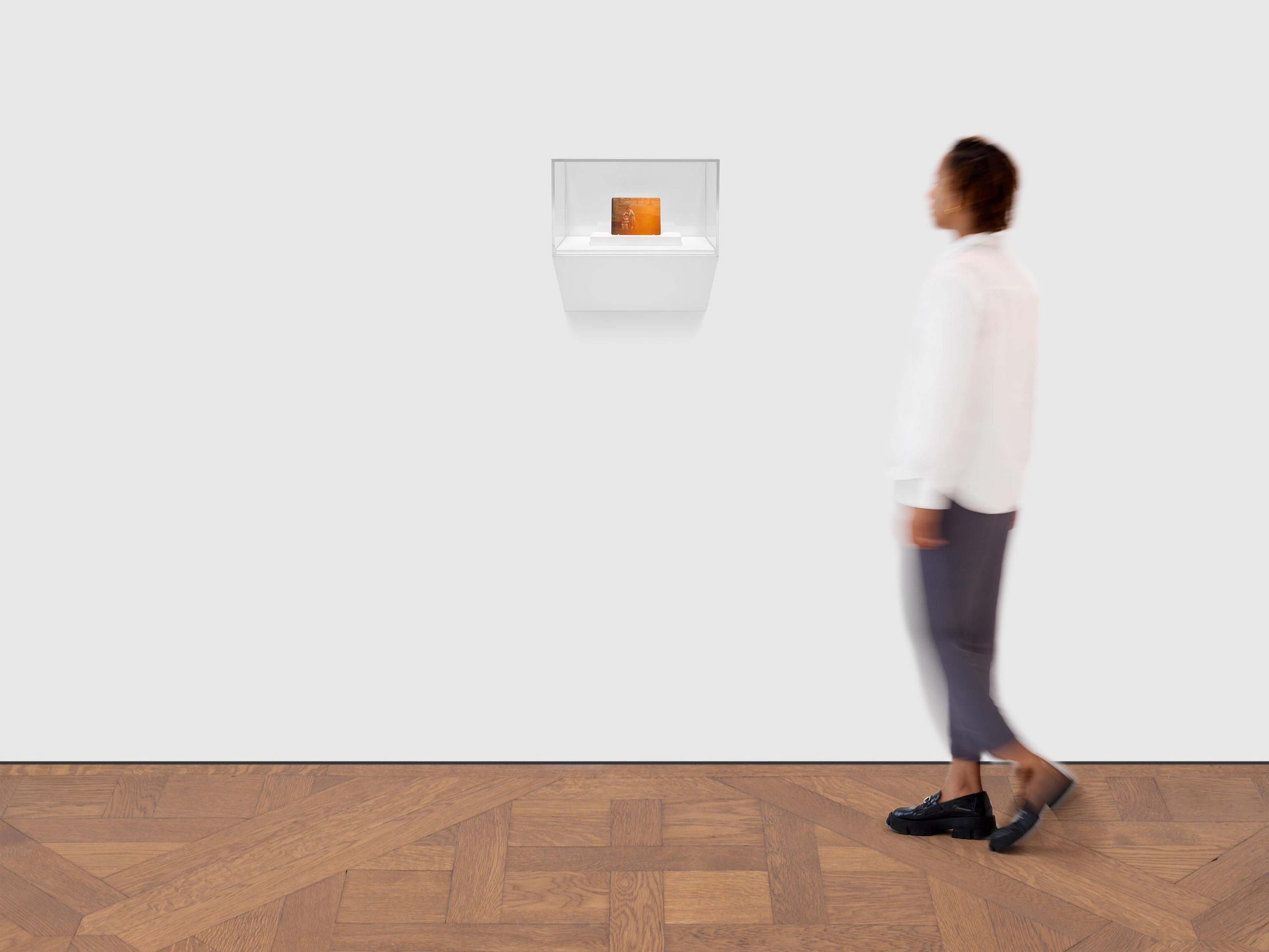 A painting by Elisheva Biernoff, titled Envelop, dated 2019.