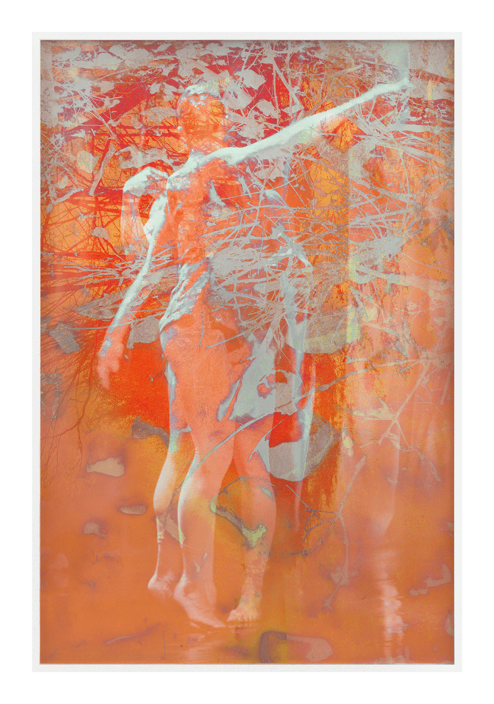An inkjet print on rag paper by James Welling, titled 4910, dated 2015.