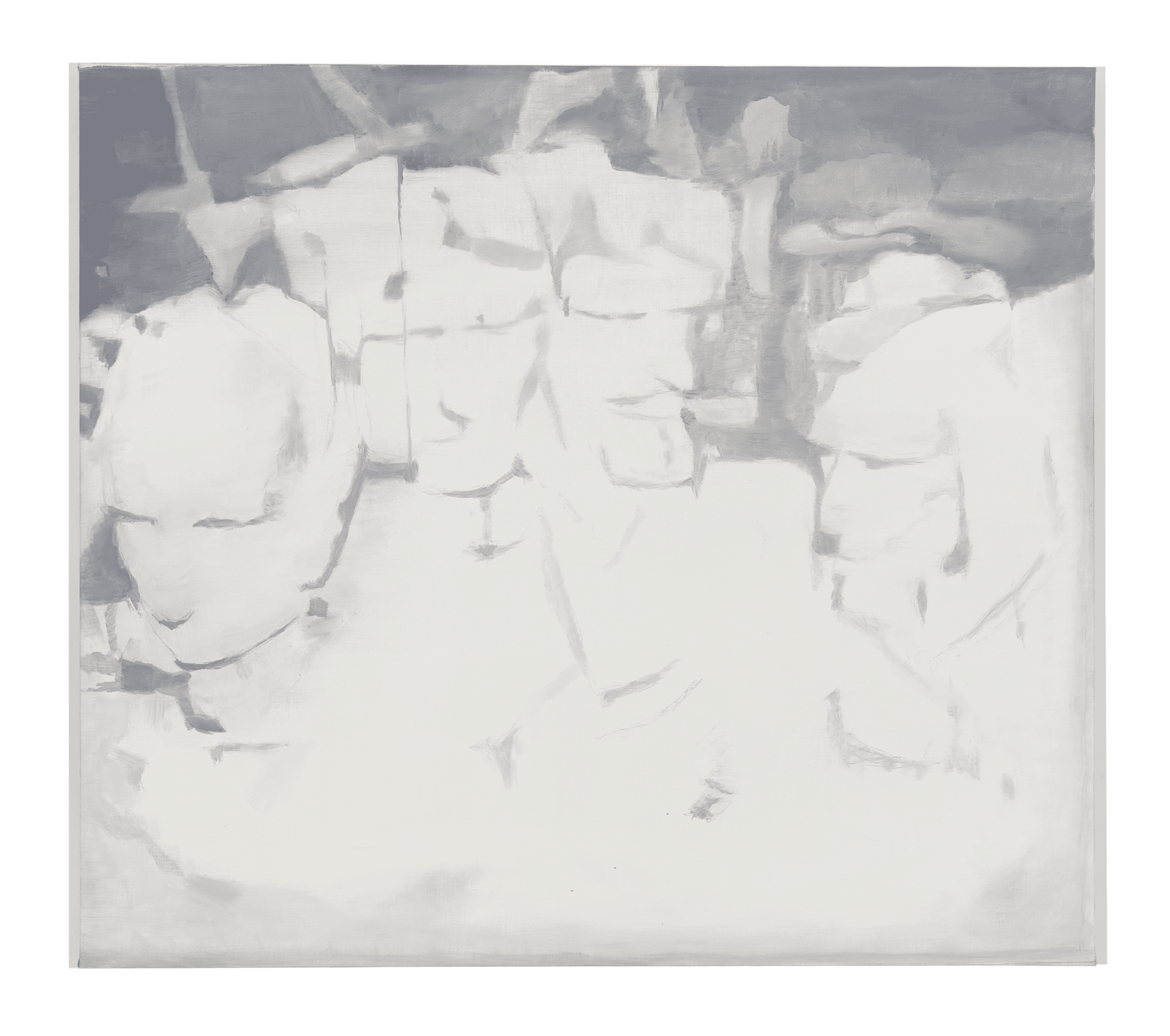 A painting by Luc Tuymans, titled The Heritage VII, dated 1996.