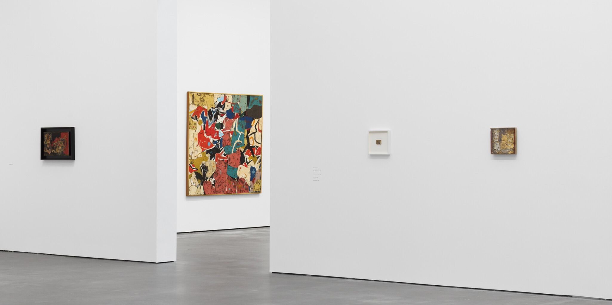 An installation view from the exhibition "Roma/New York," at David Zwirner, in New York, dated 2023.