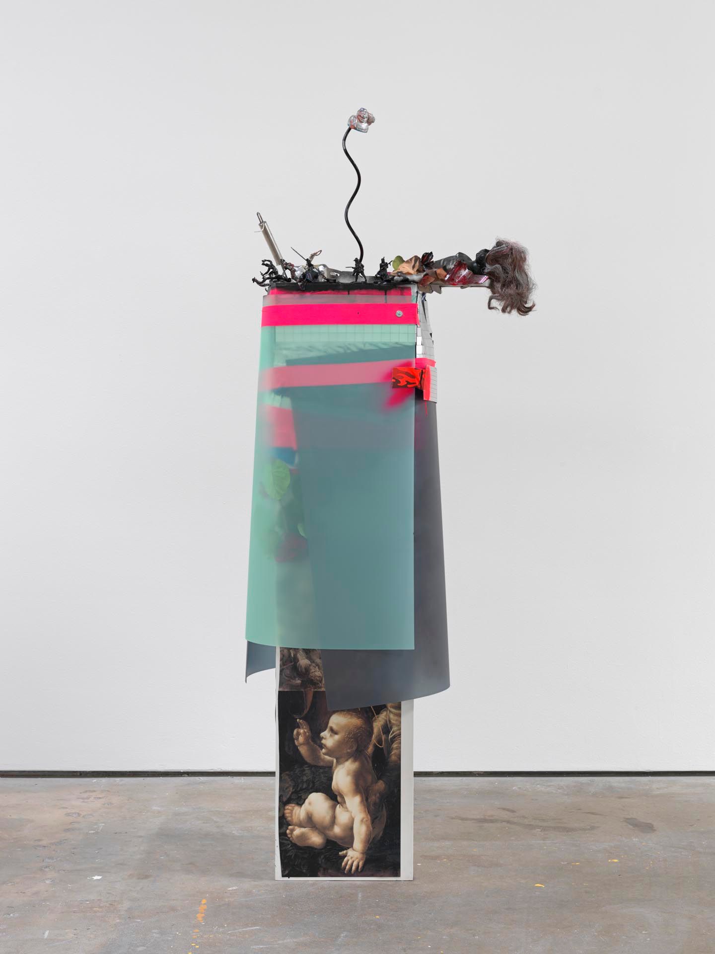 A sculpture by Isa Genzken, titled Barbecue, dated 2004.