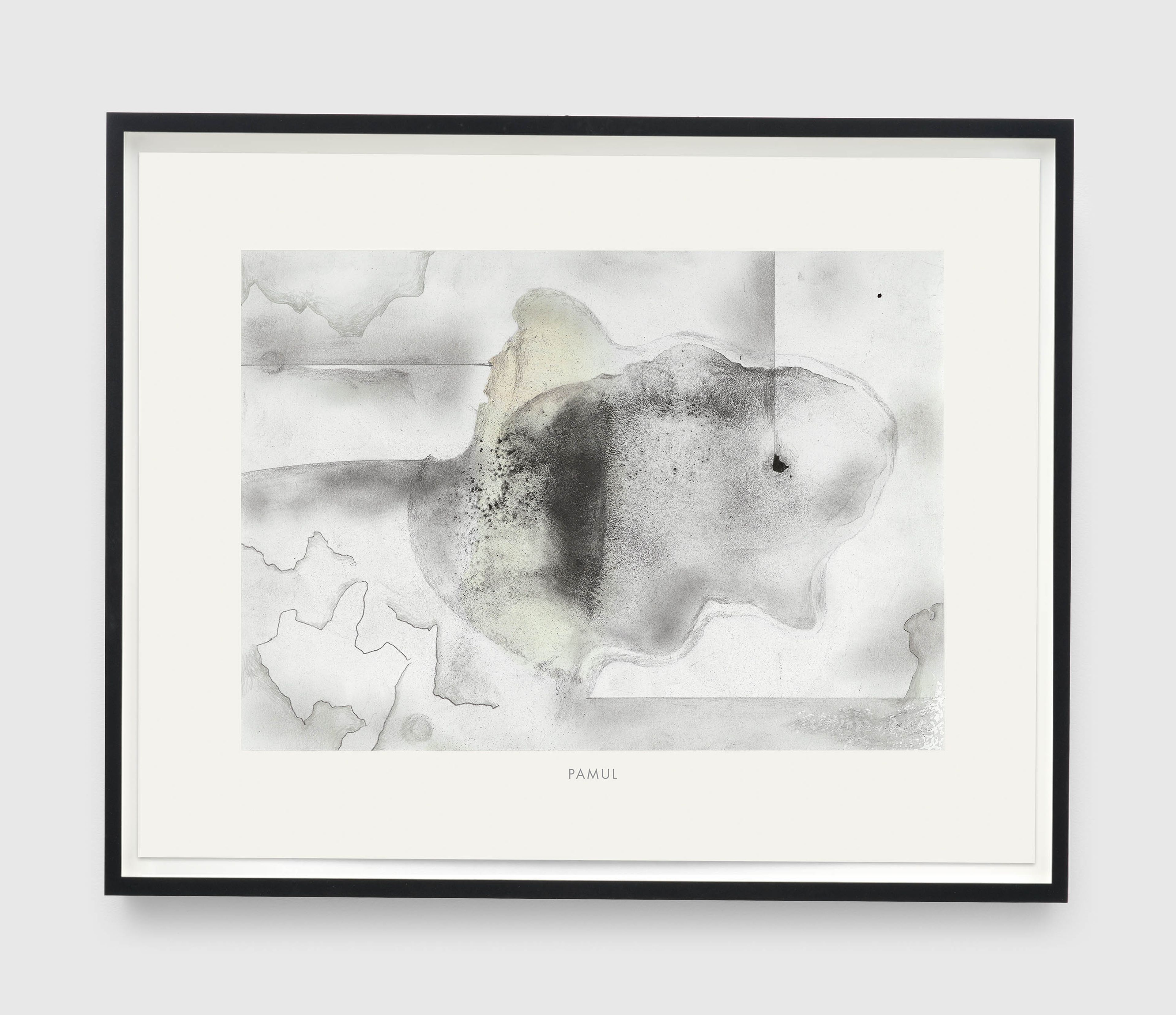 A print by Gerhard Richter, titled PAMUL, dated 2023.