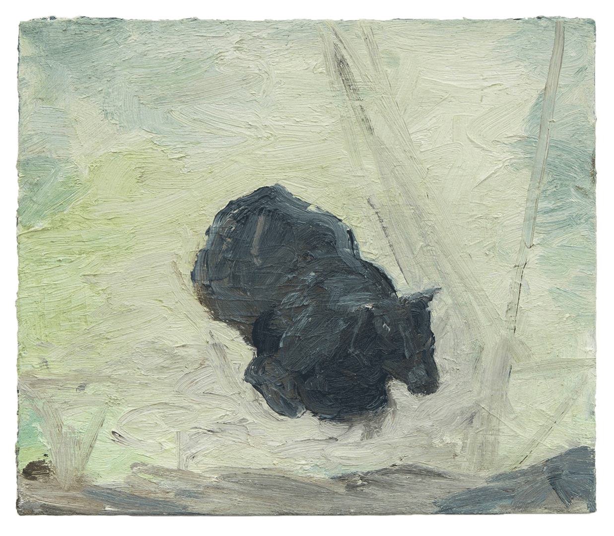 A painting by Celia Hempton titled Tokyo, Japan, 18th September 2019, dated 2019.