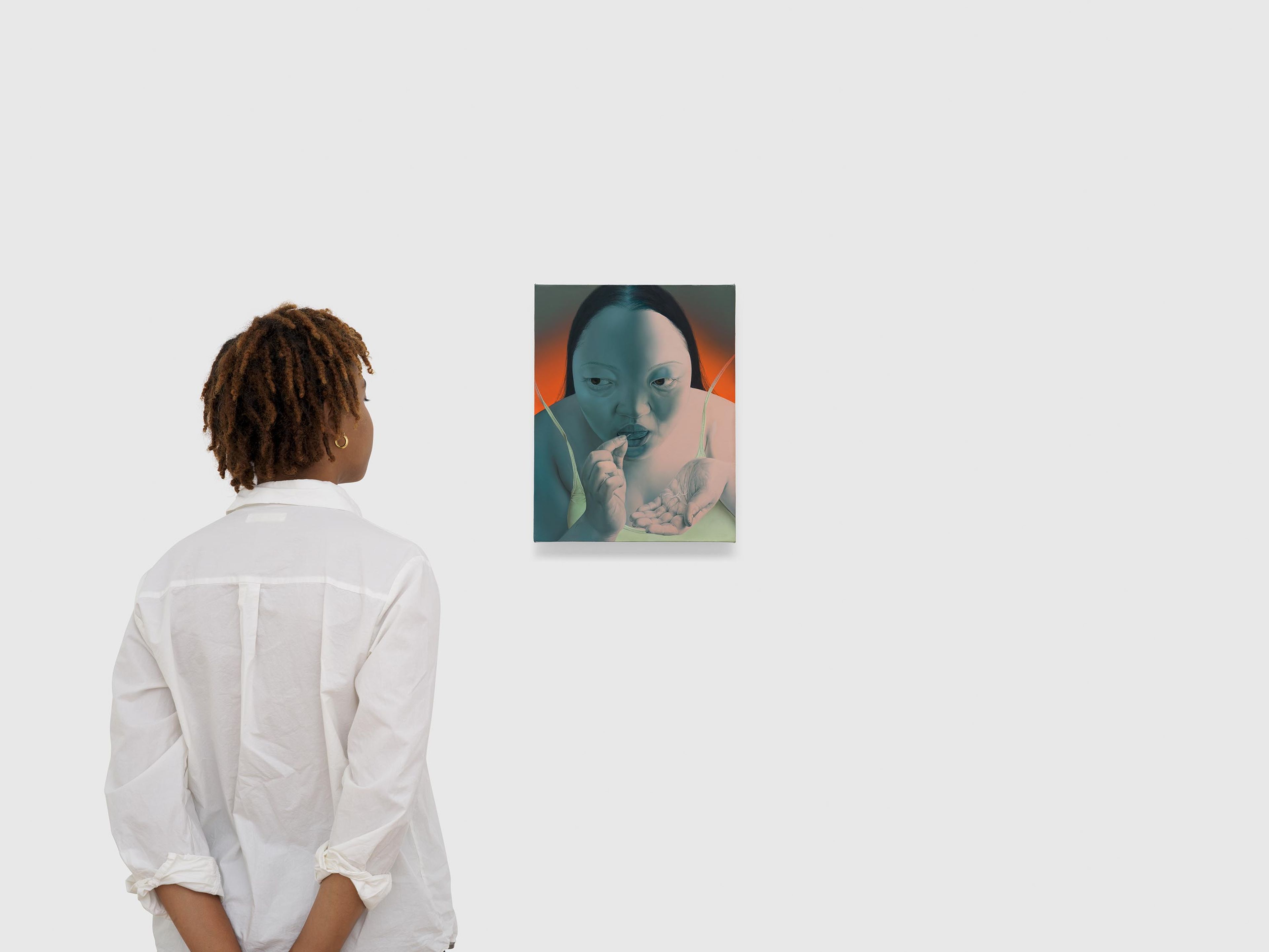 A painting by Sasha Gordon, titled Trance, dated 2025.
