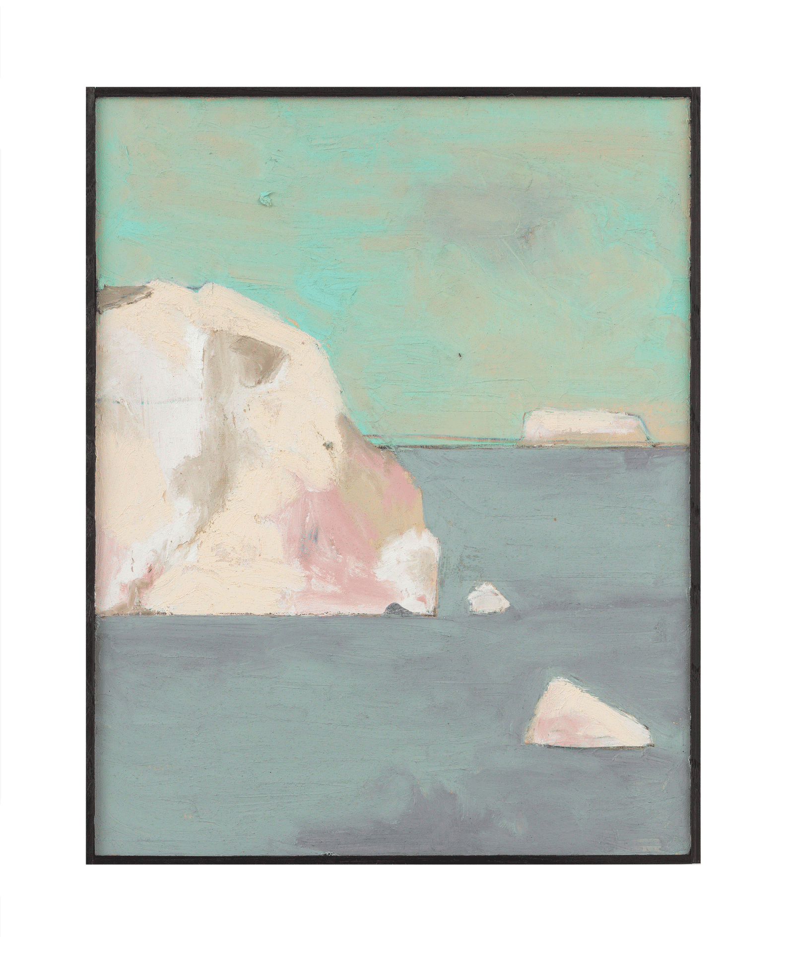 An untitled painting by Harold Ancart, dated 2018.