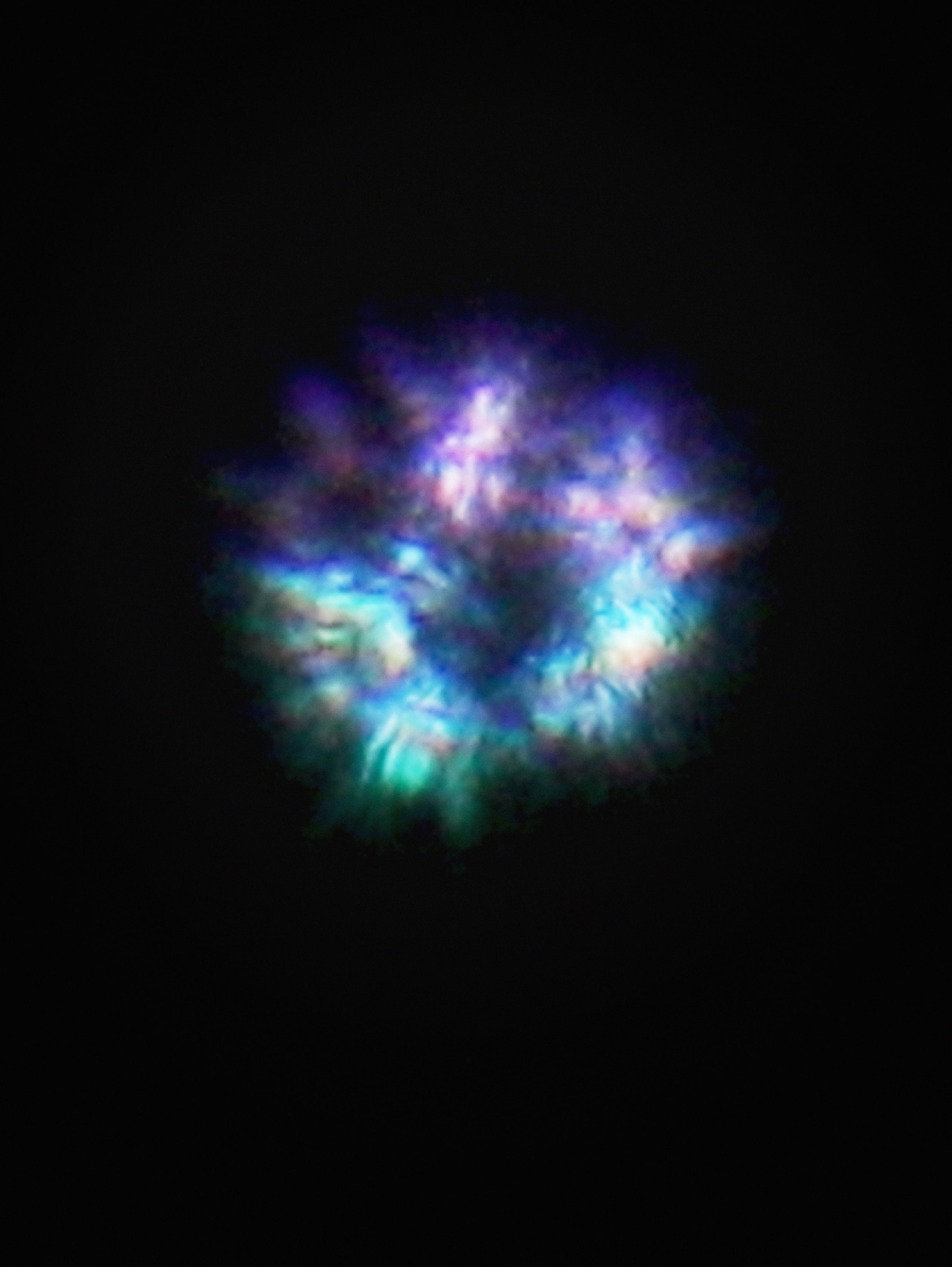 A photograph by Wolfgang Tillmans, titled ﻿Sirius Through a Defocused Telescope, c, dated 2023.