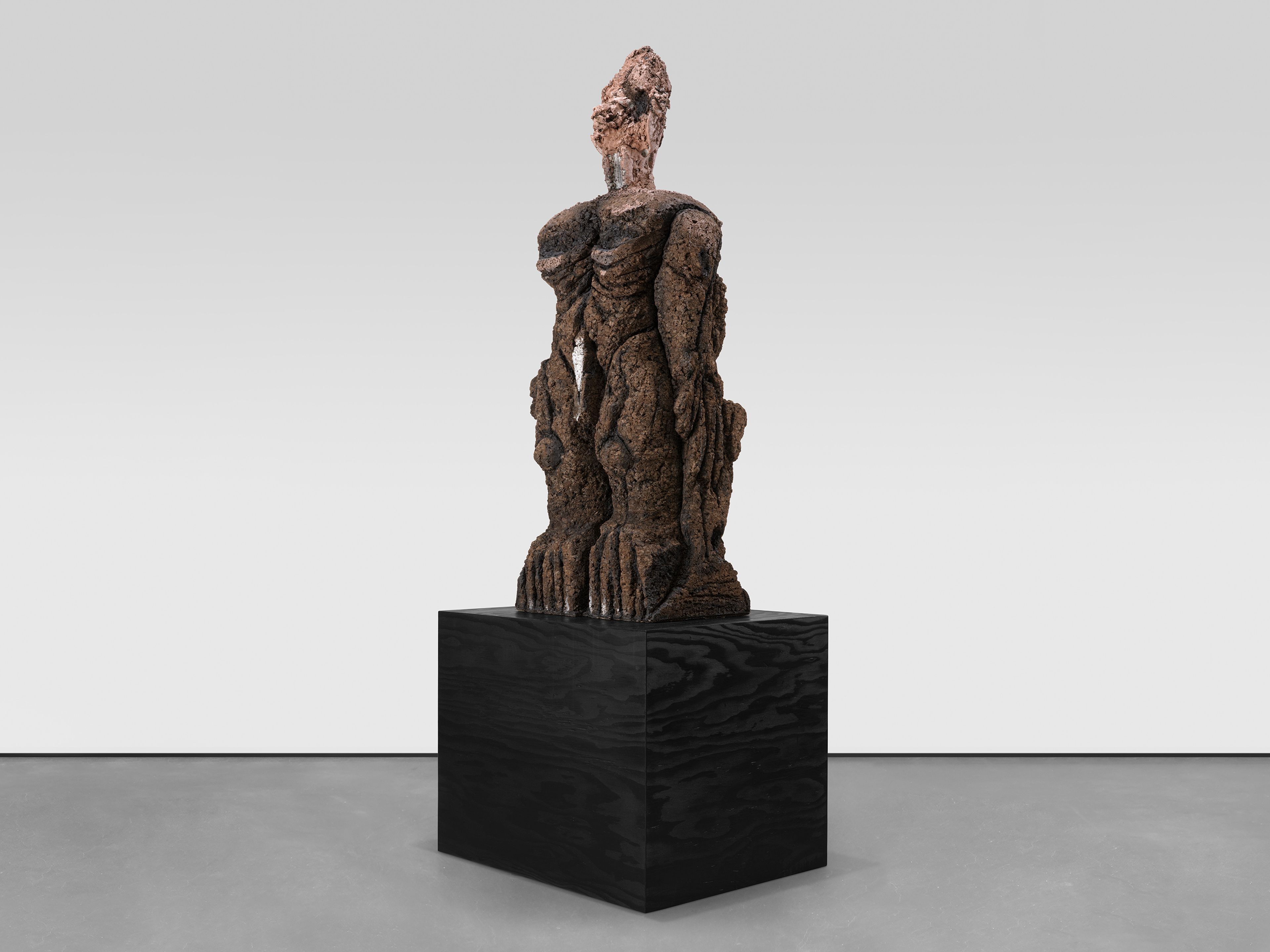 A sculpture by Huma Bhabha, titled Answer Nothing, dated 2025.