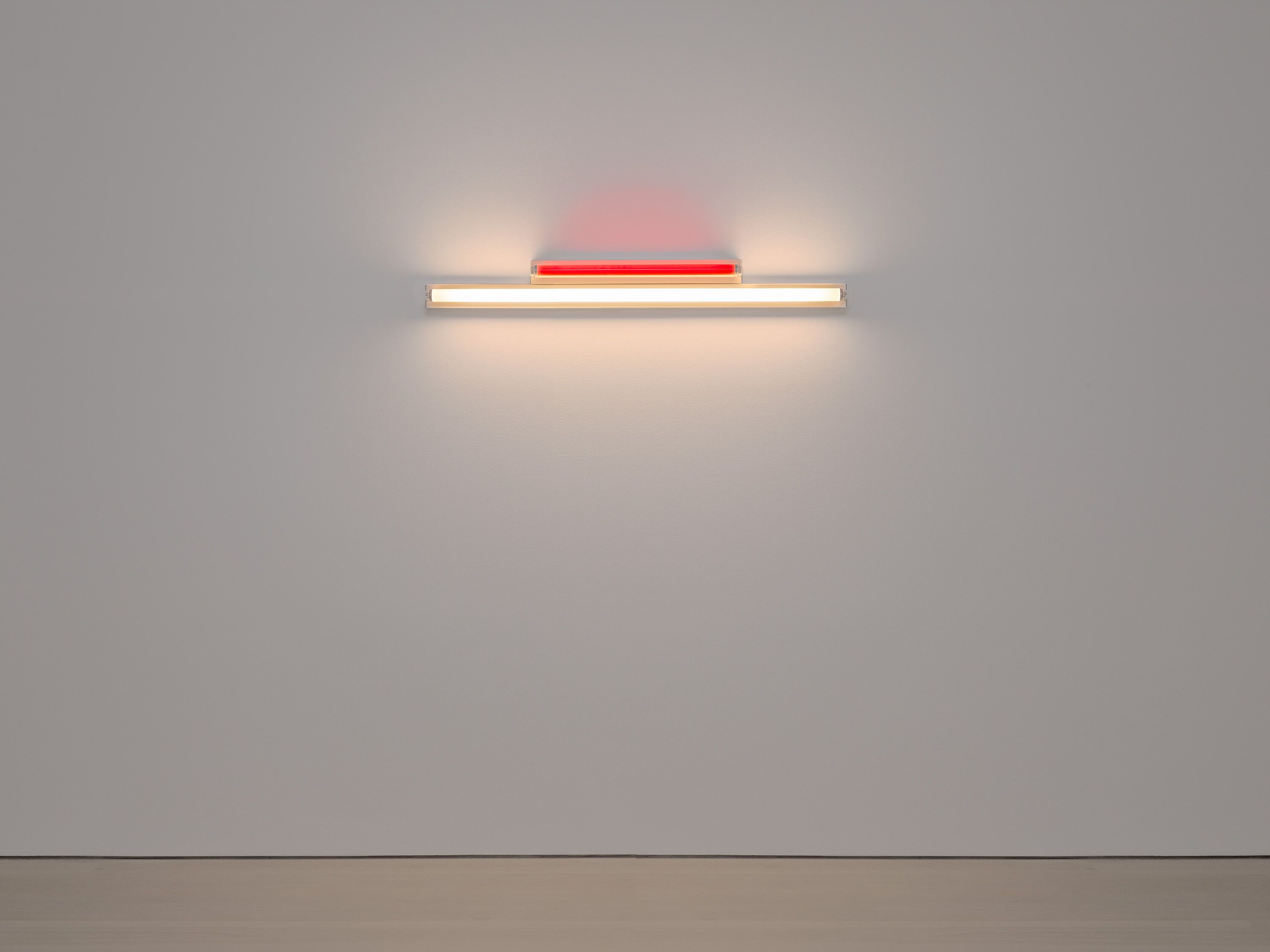 A sculpture by Dan Flavin, called untitled, dated 1976.