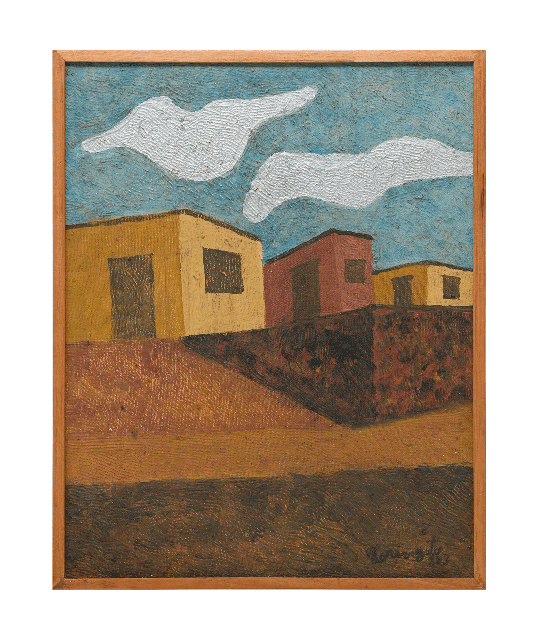 A painting by Amadeo Luciano Lorenzato, titled Sem título, translated as Untitled, dated 1993.
