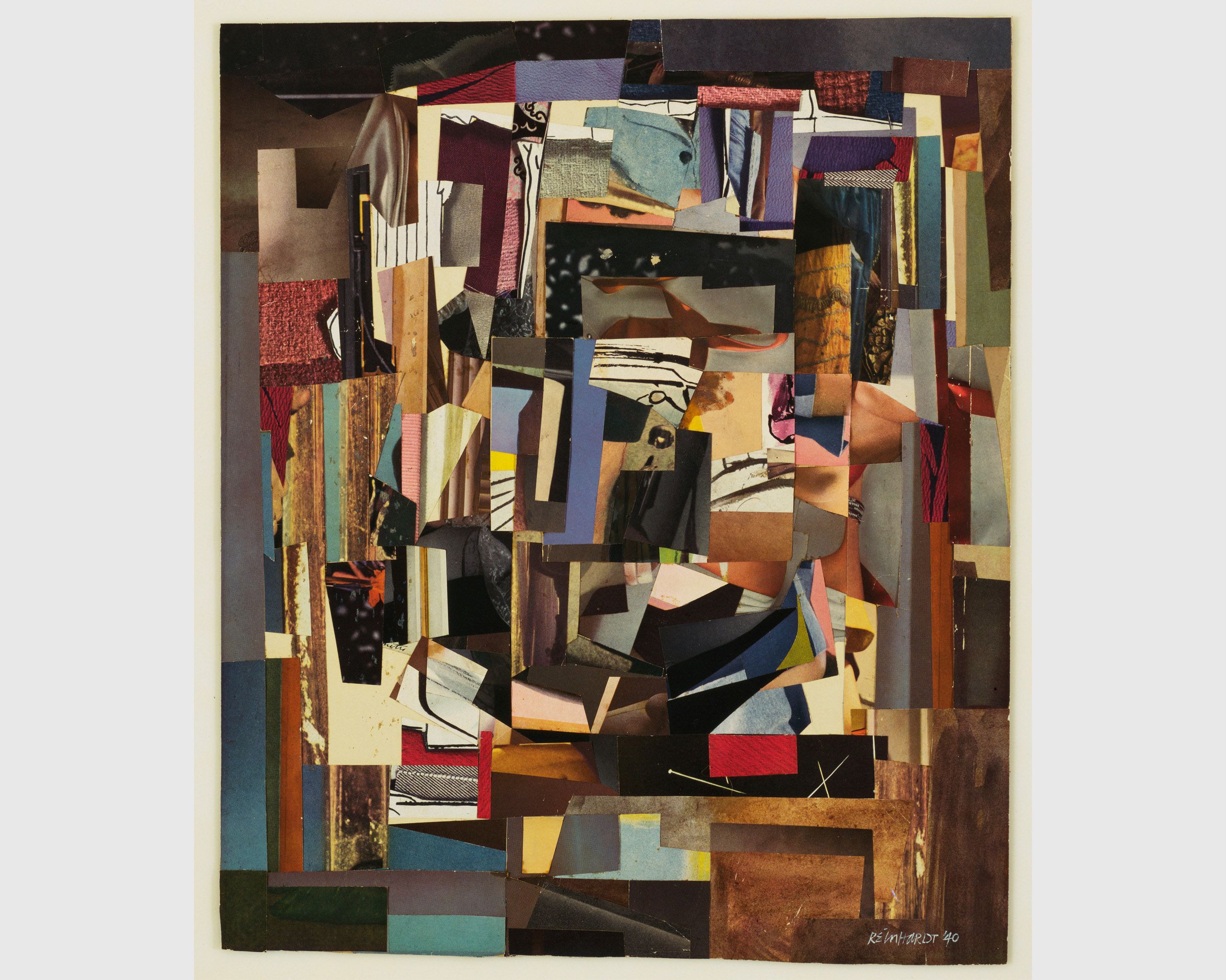 An artwork named Untitled by Ad Reinhardt, dated 1940, at the Museum of Modern Art, New York