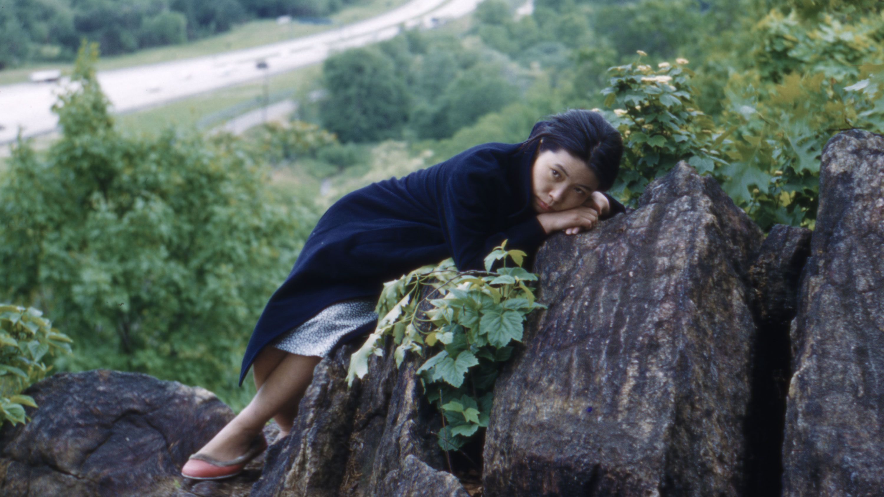 A portrait of Yayoi Kusama in 1958