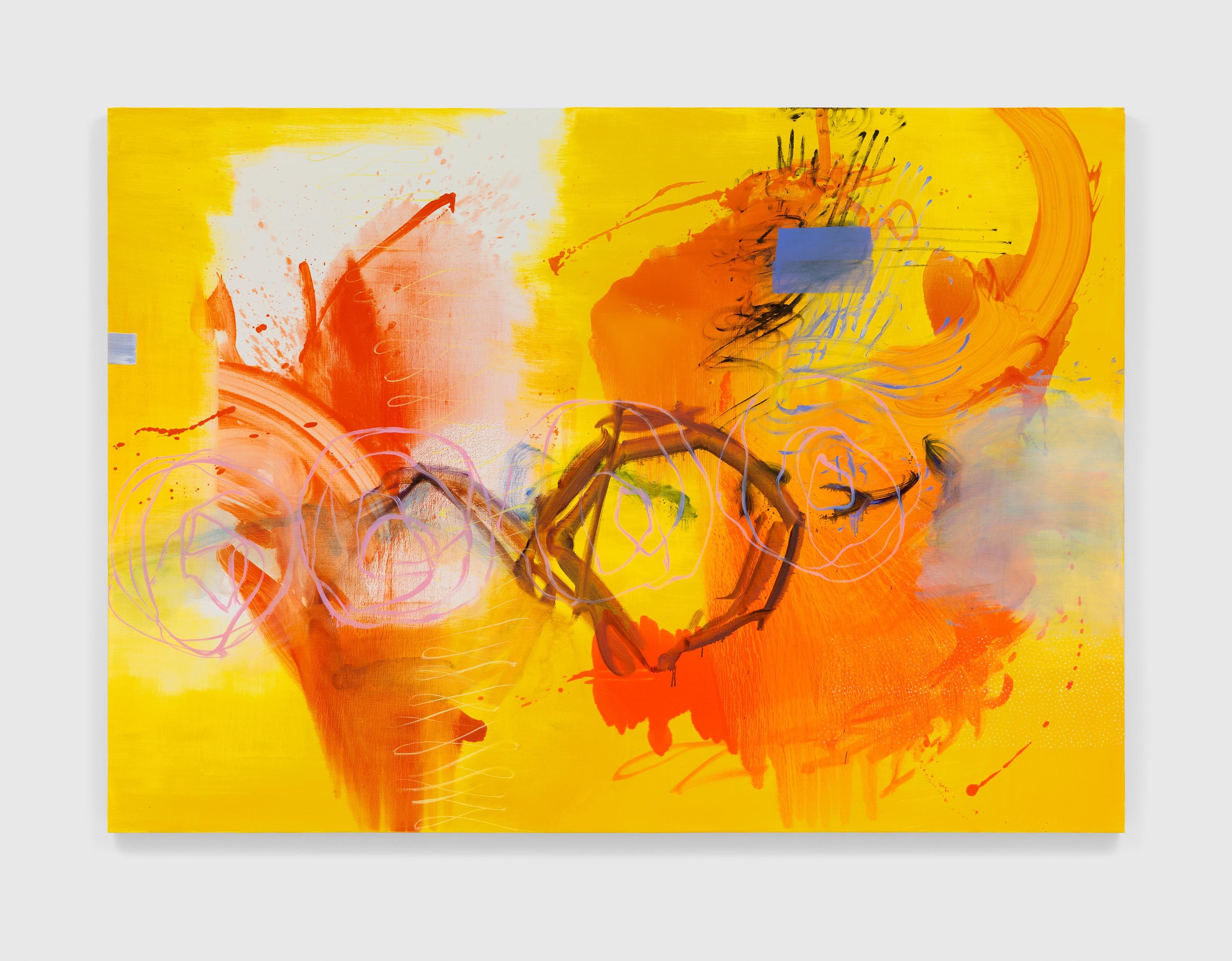 A painting by Emma McIntyre, titled Eros Hog, dated 2023.