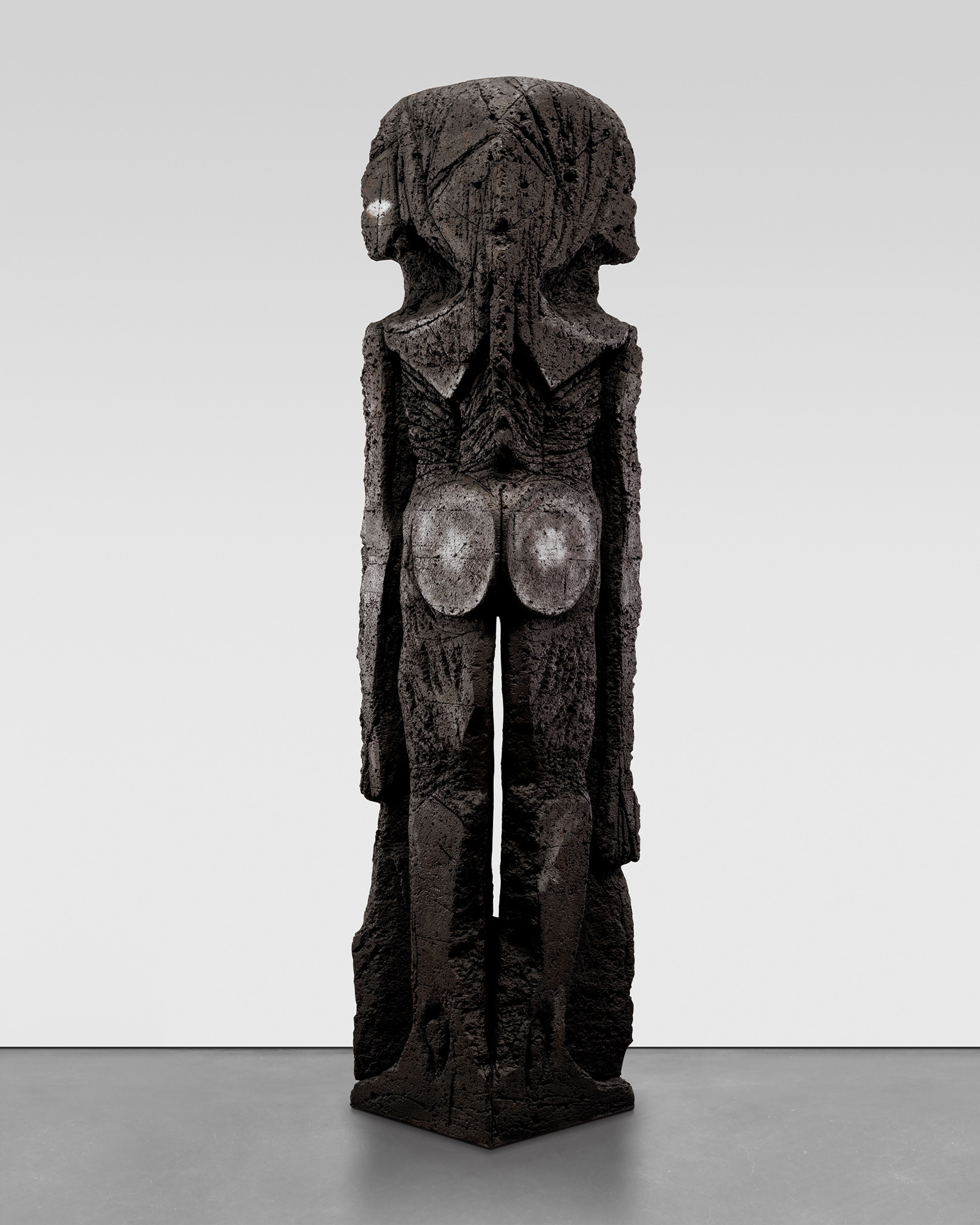 A sculpture by Huma Bhabha, titled Maybe Nothing Maybe Everything, dated 2024.