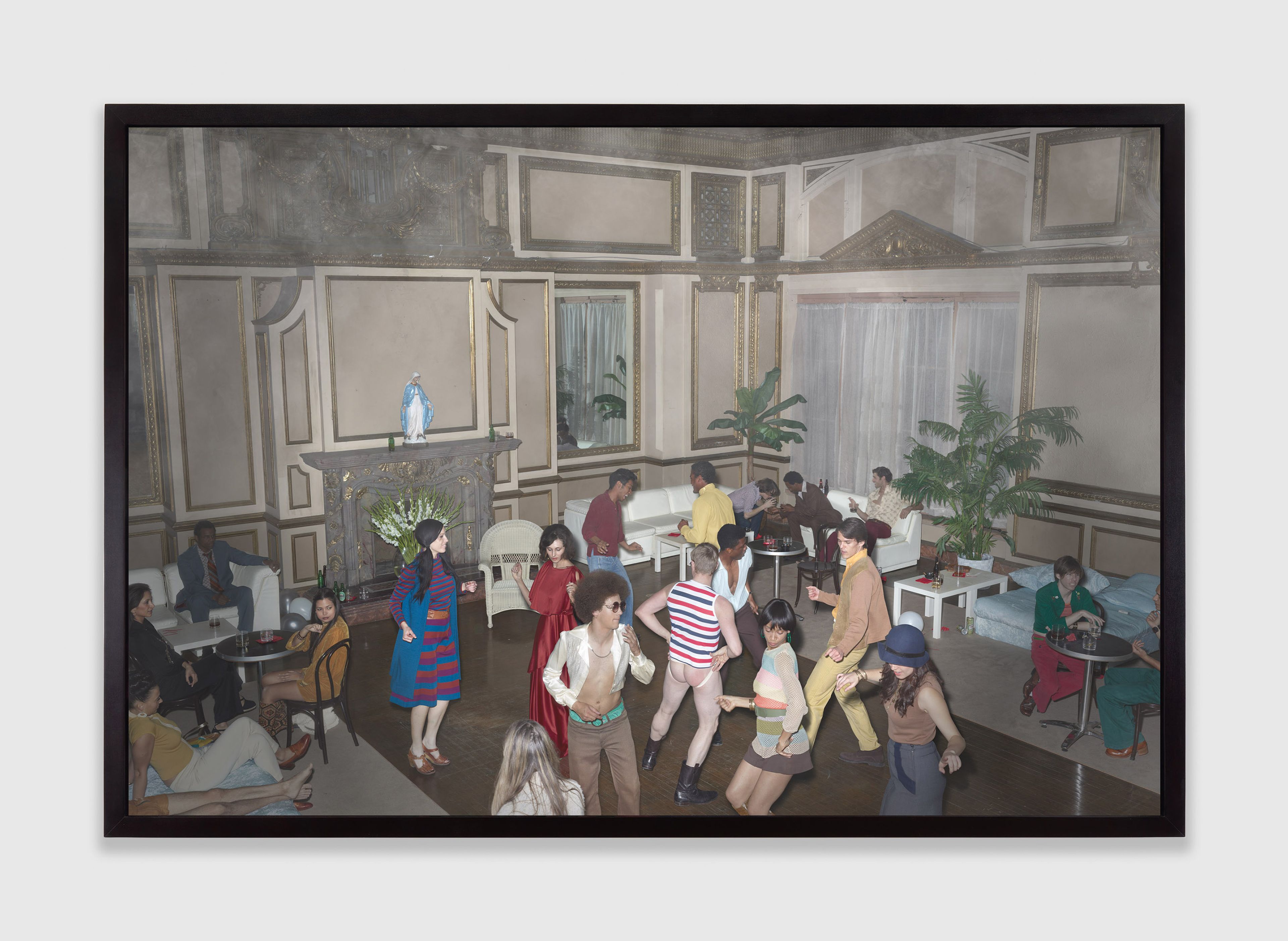 A digital chromogenic print by Stan Douglas, titled Club Versailles, 1974, dated 2012.